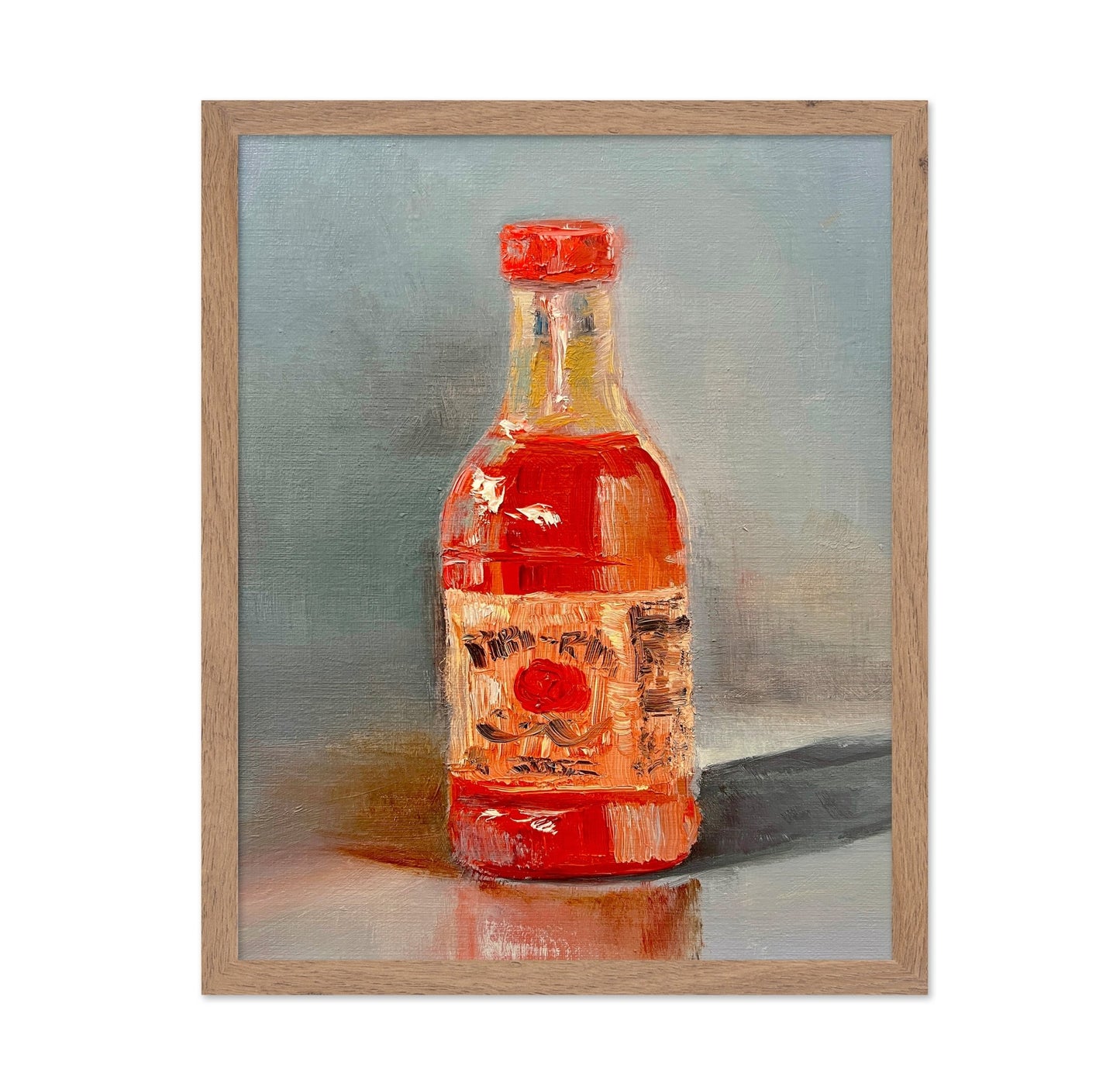 Red Sauce Bottle Painting