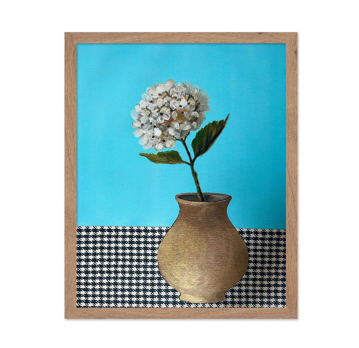 Blue Hydrangea Vase
