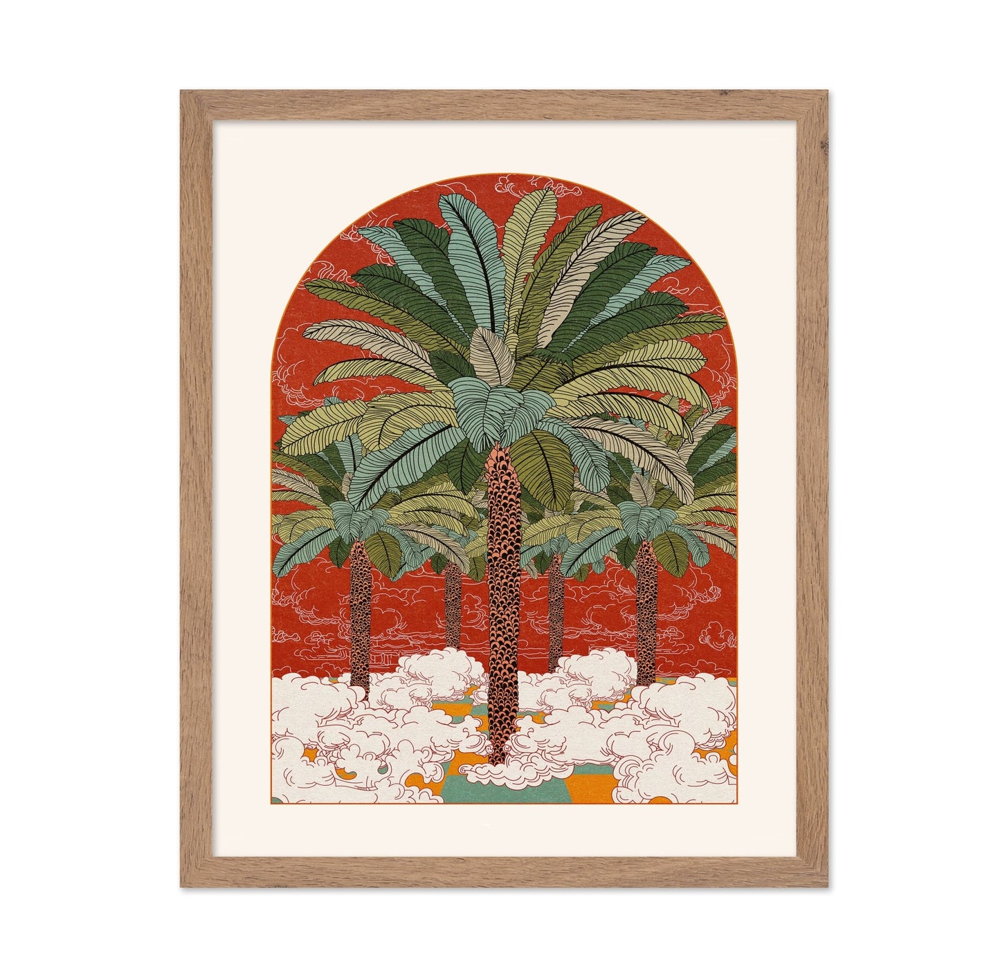 Retro Palm Oasis