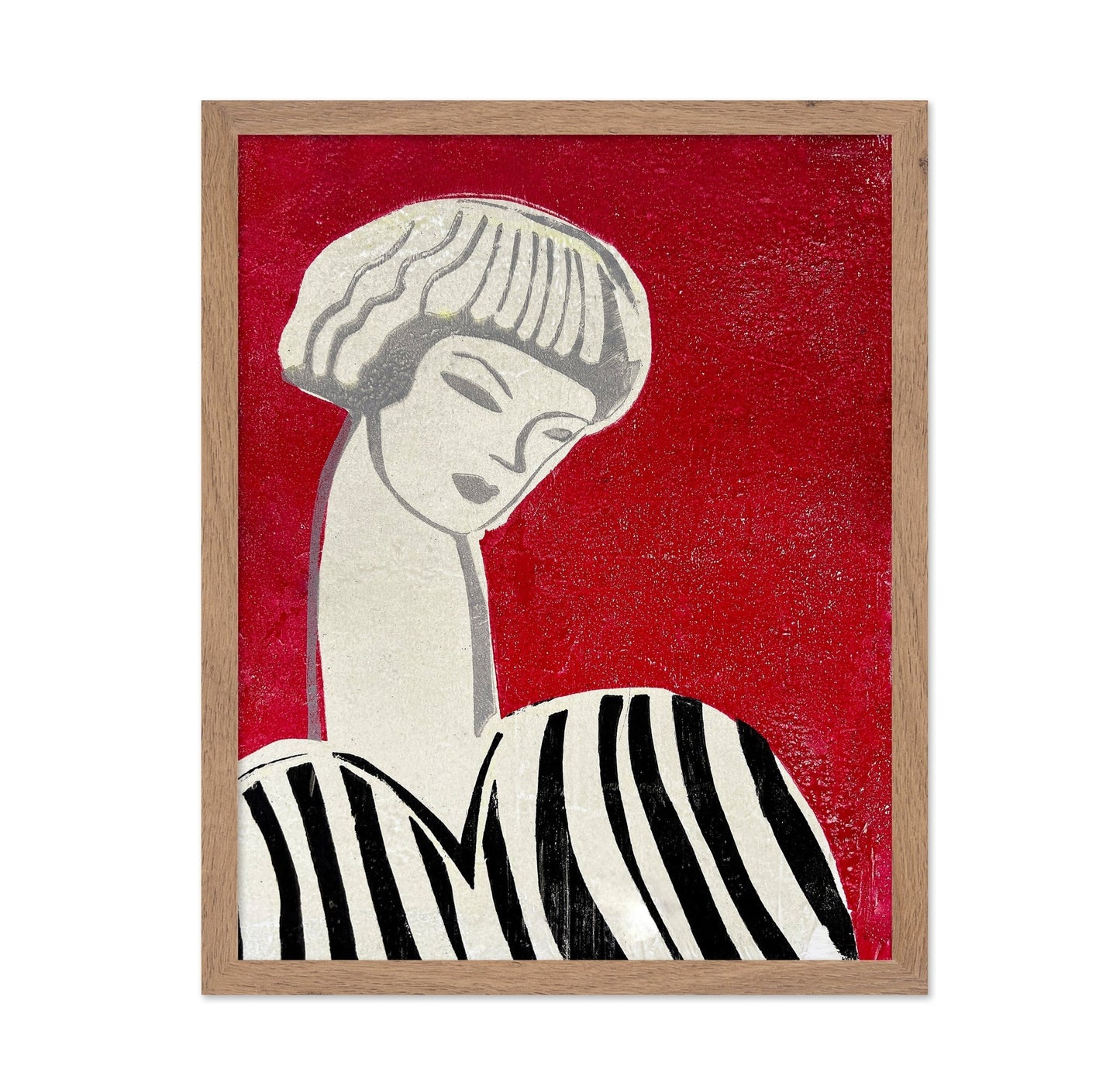Red Vintage Portrait