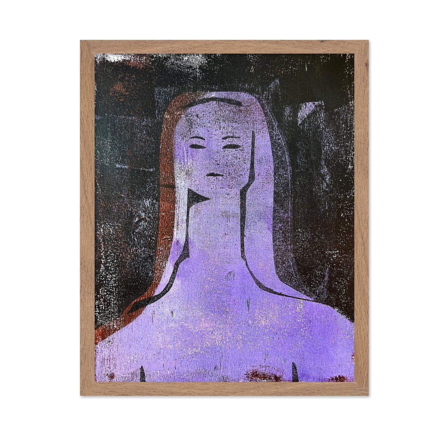 Purple Lady Portrait