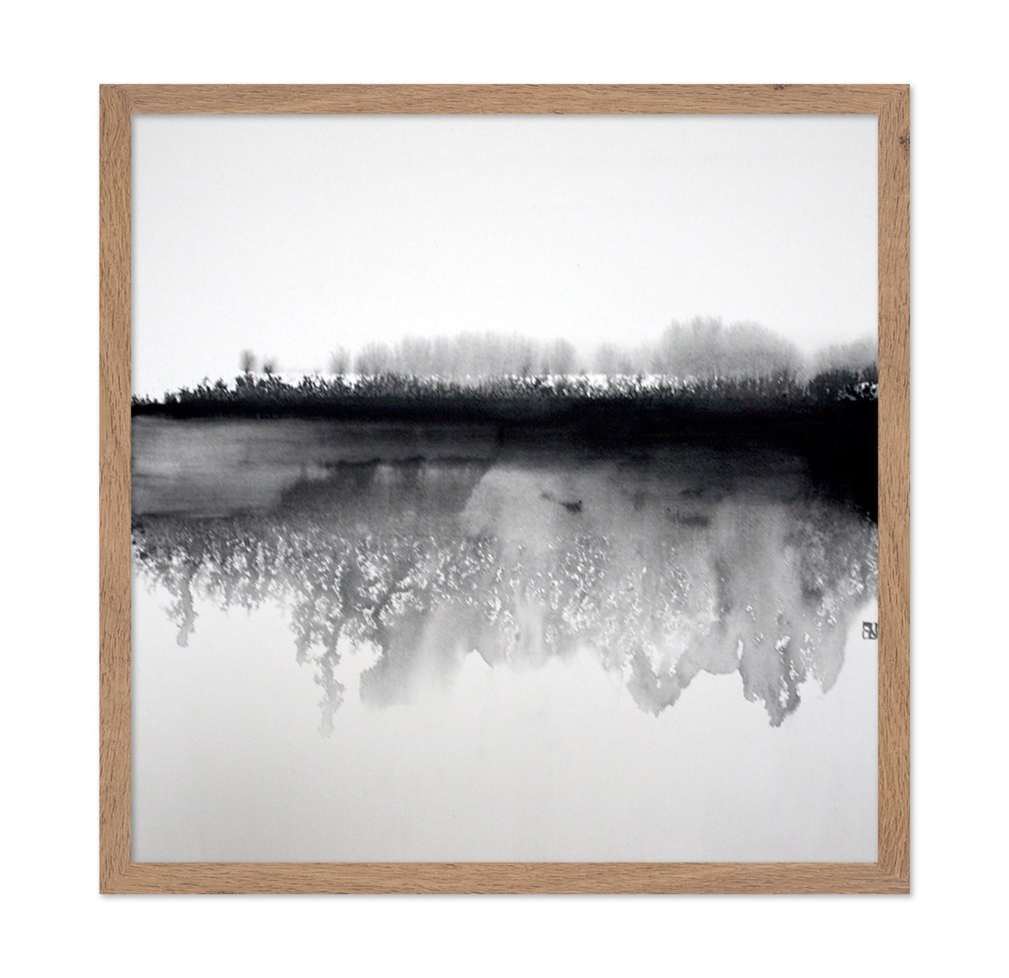 Misty Winter Reflection