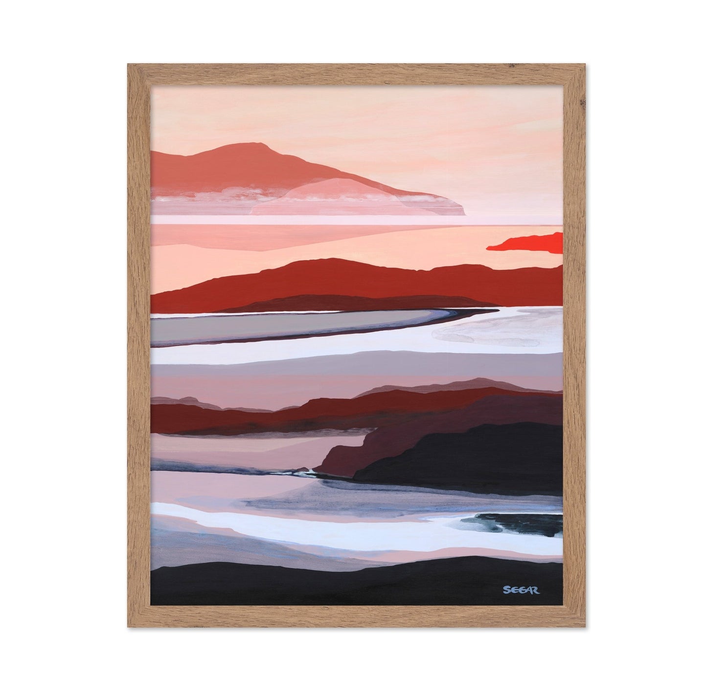 Crimson Ocean Dawn