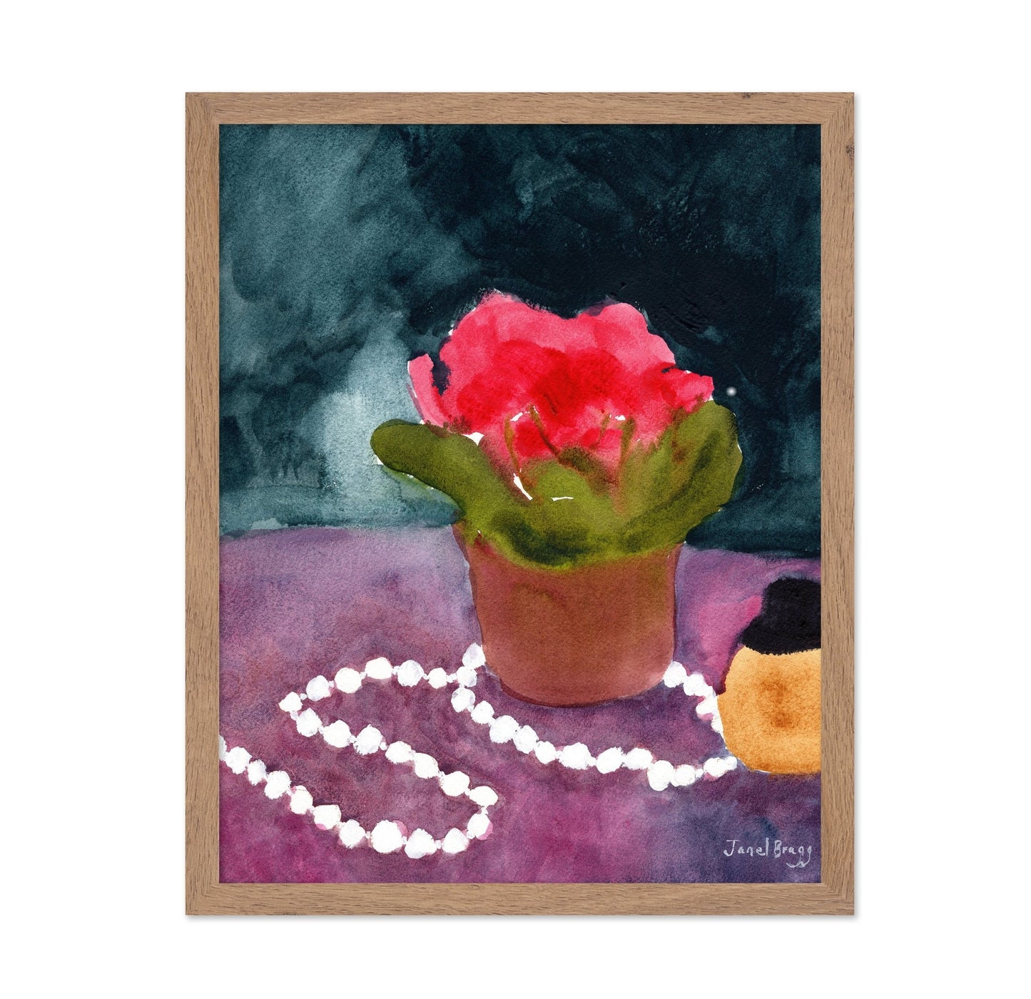 Pearls And Pink Bloom