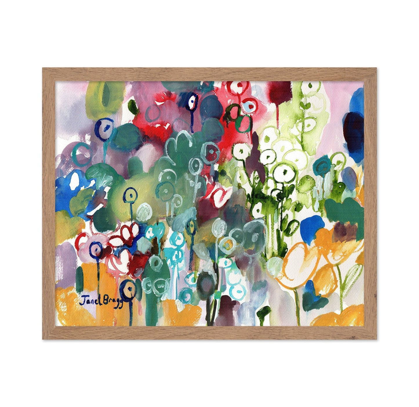 Abstract Flower Garden