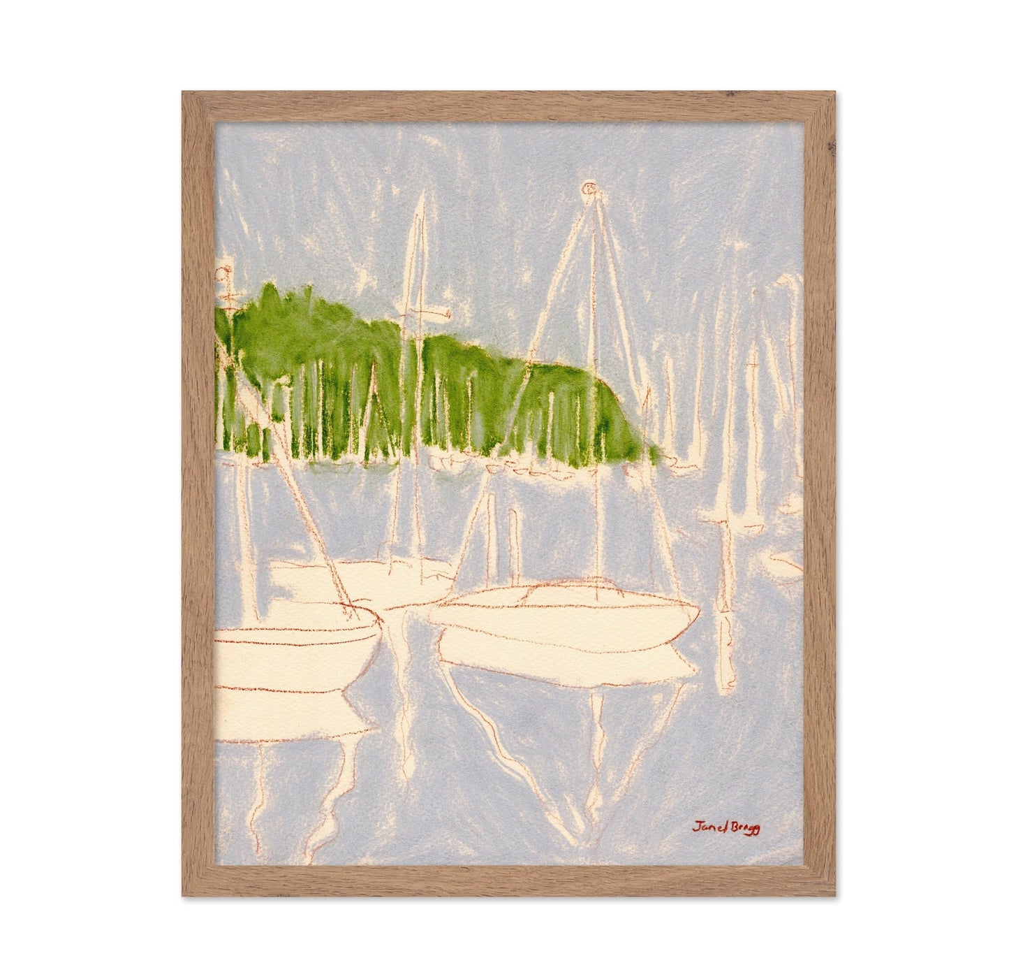 Harbor Sail Reflections