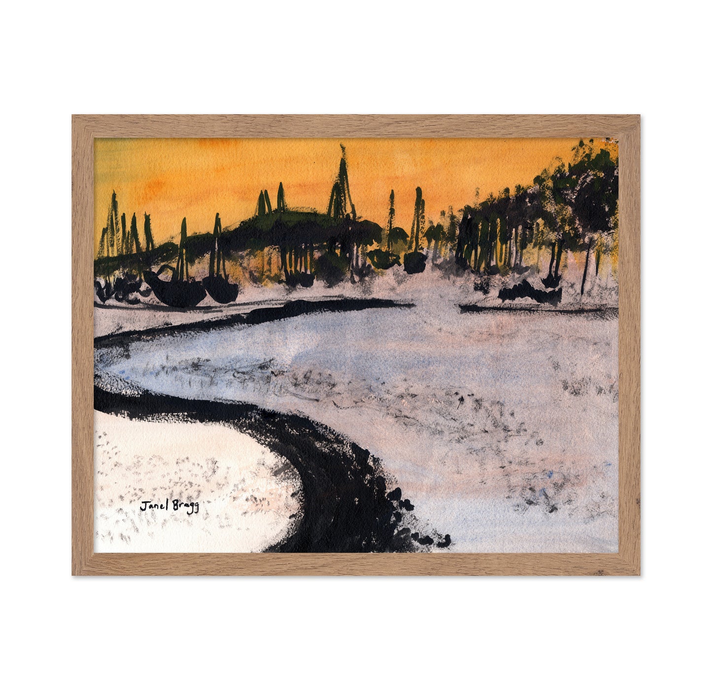 Ink Marina Sunset
