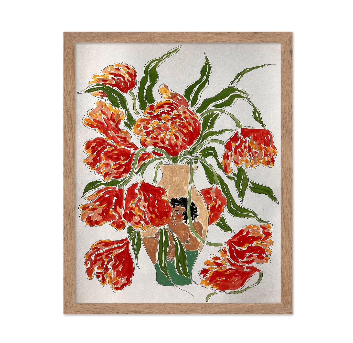 Wilted Tulip Portrait