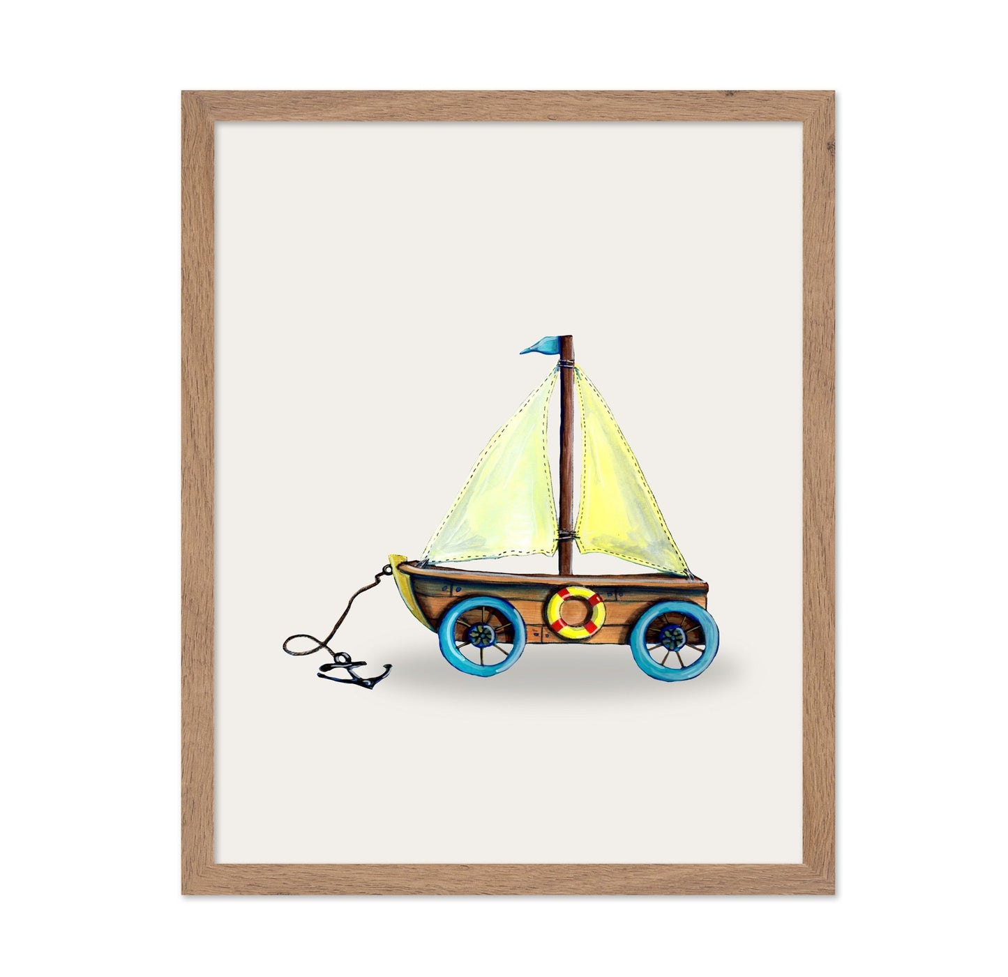 Toy Sailboat Wagon