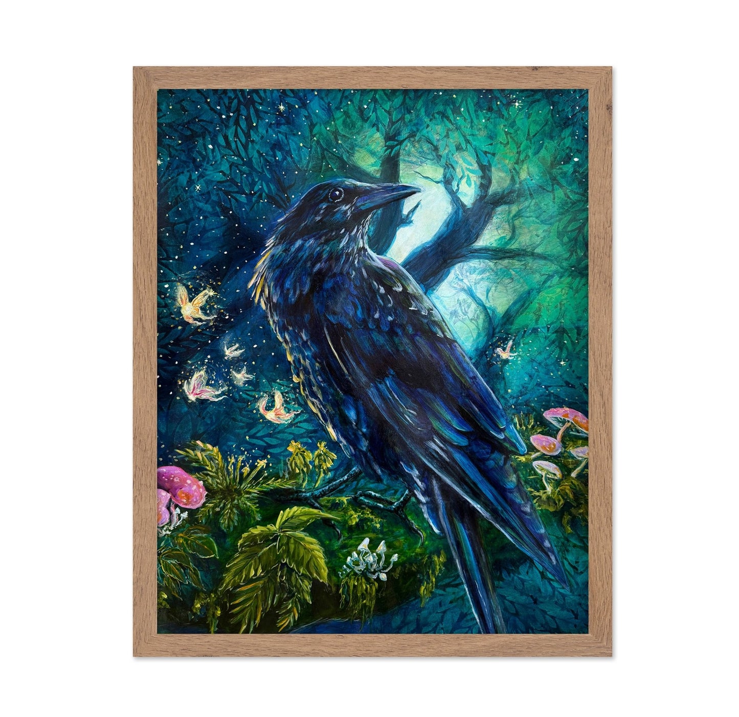 Mystical Forest Raven