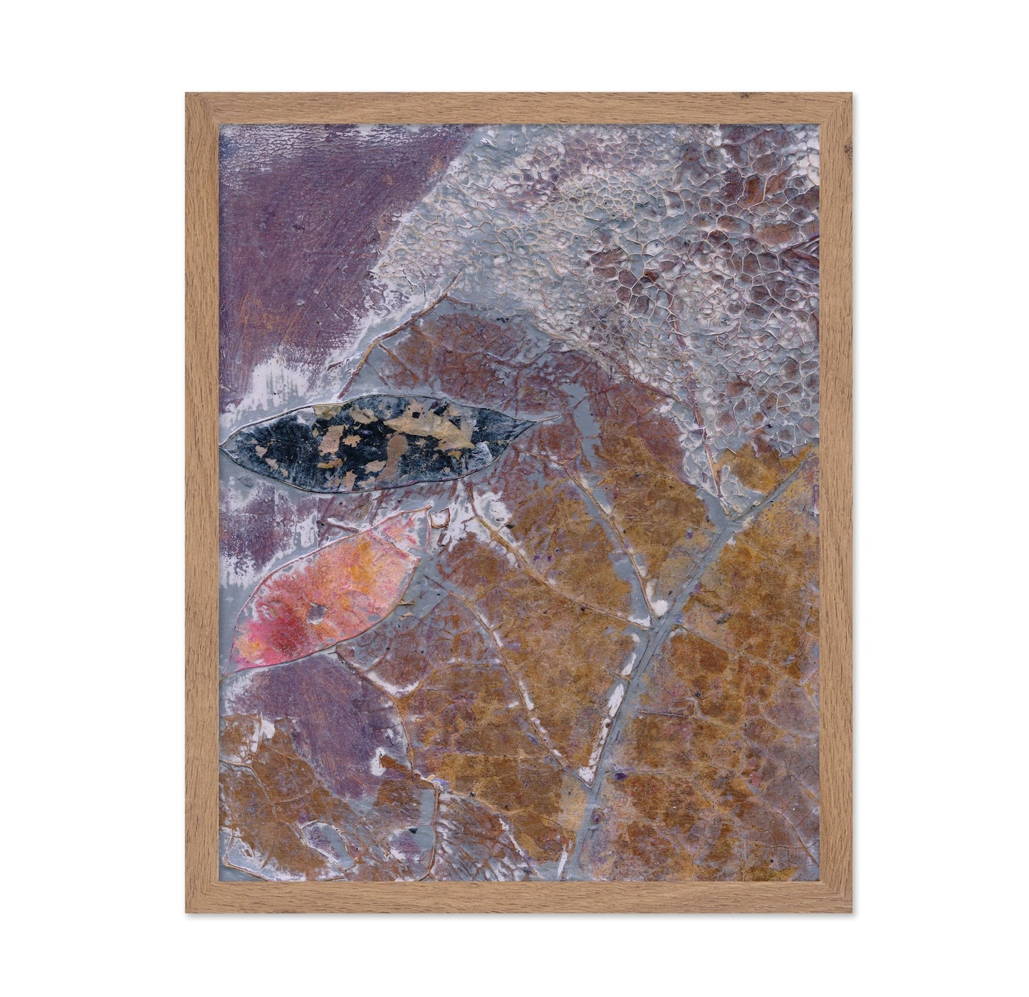 Textured Leaf Collage