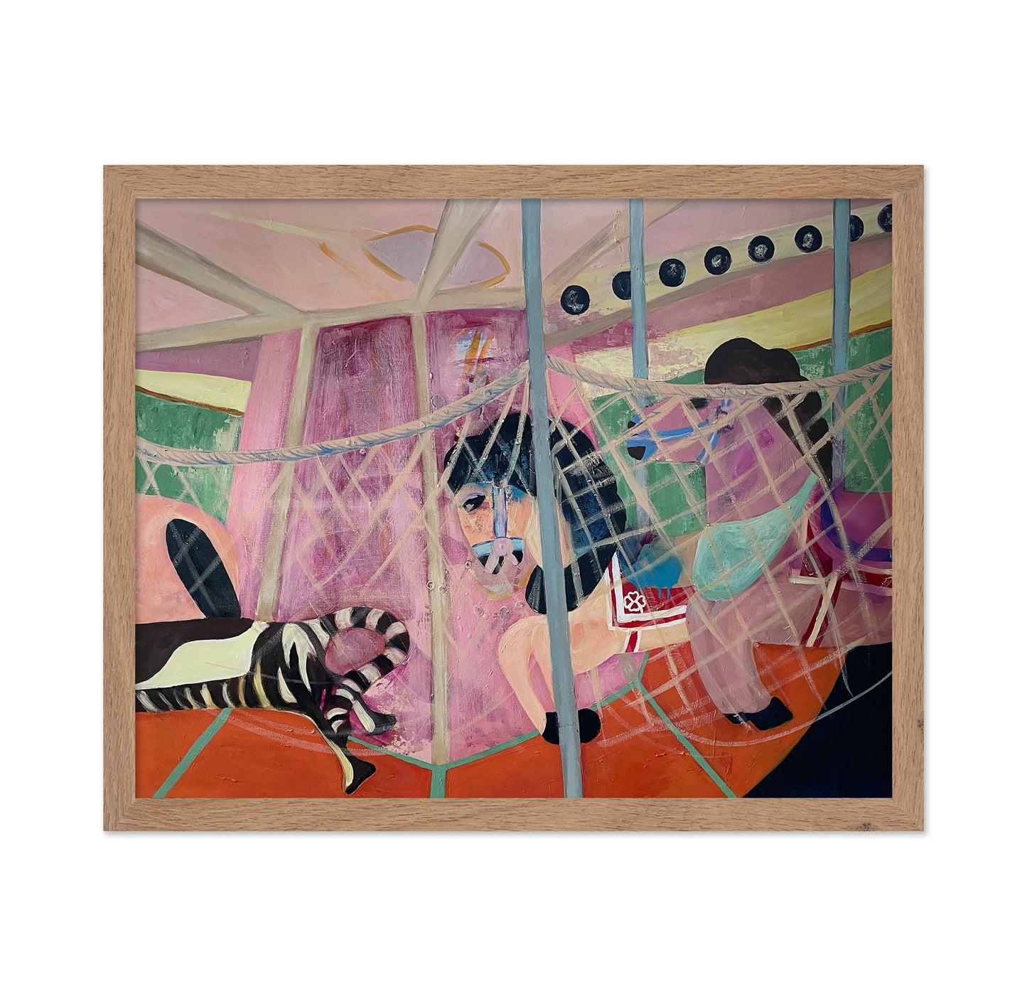 Carousel Horse Scene