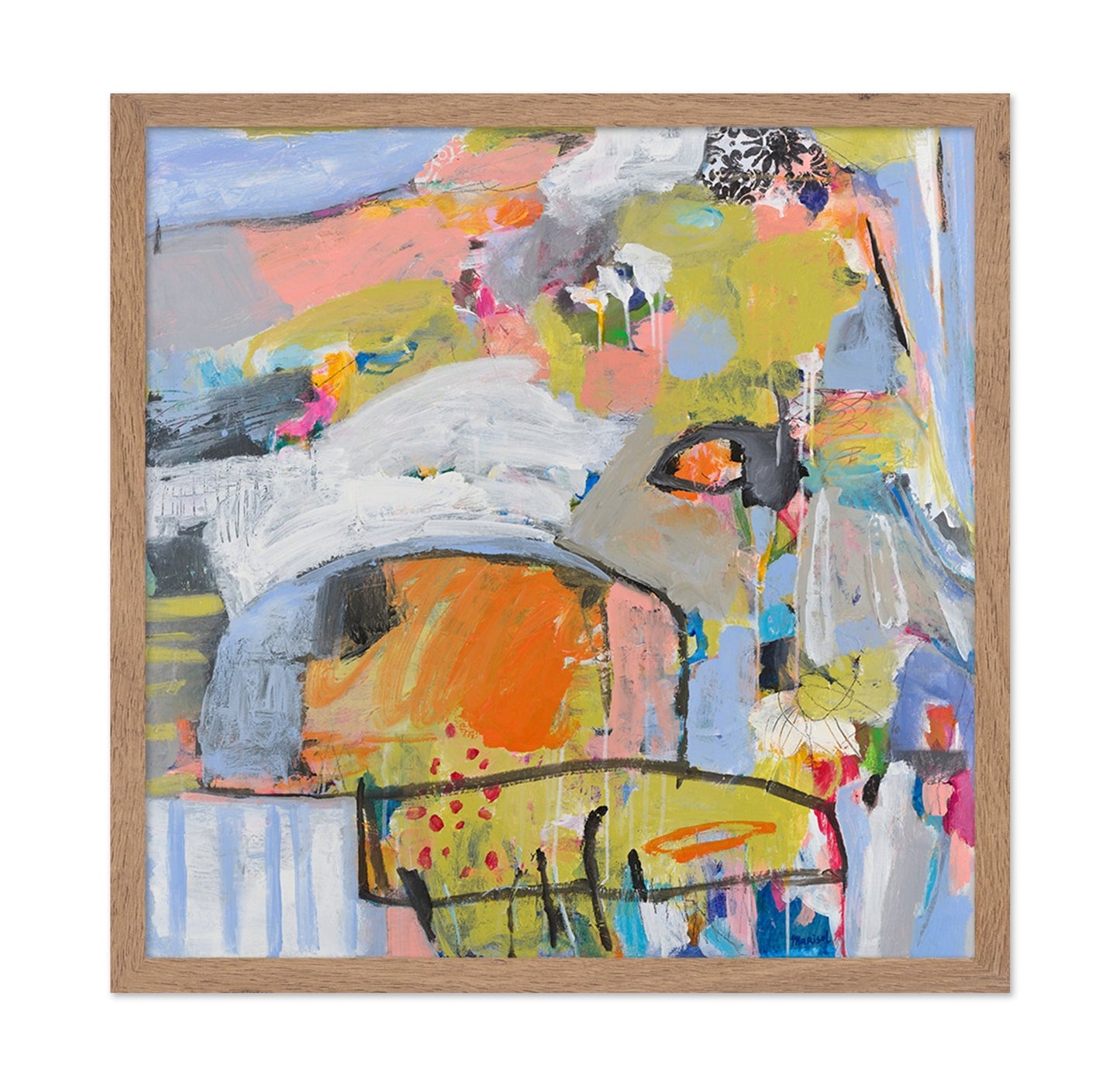Abstract Face Layers No1