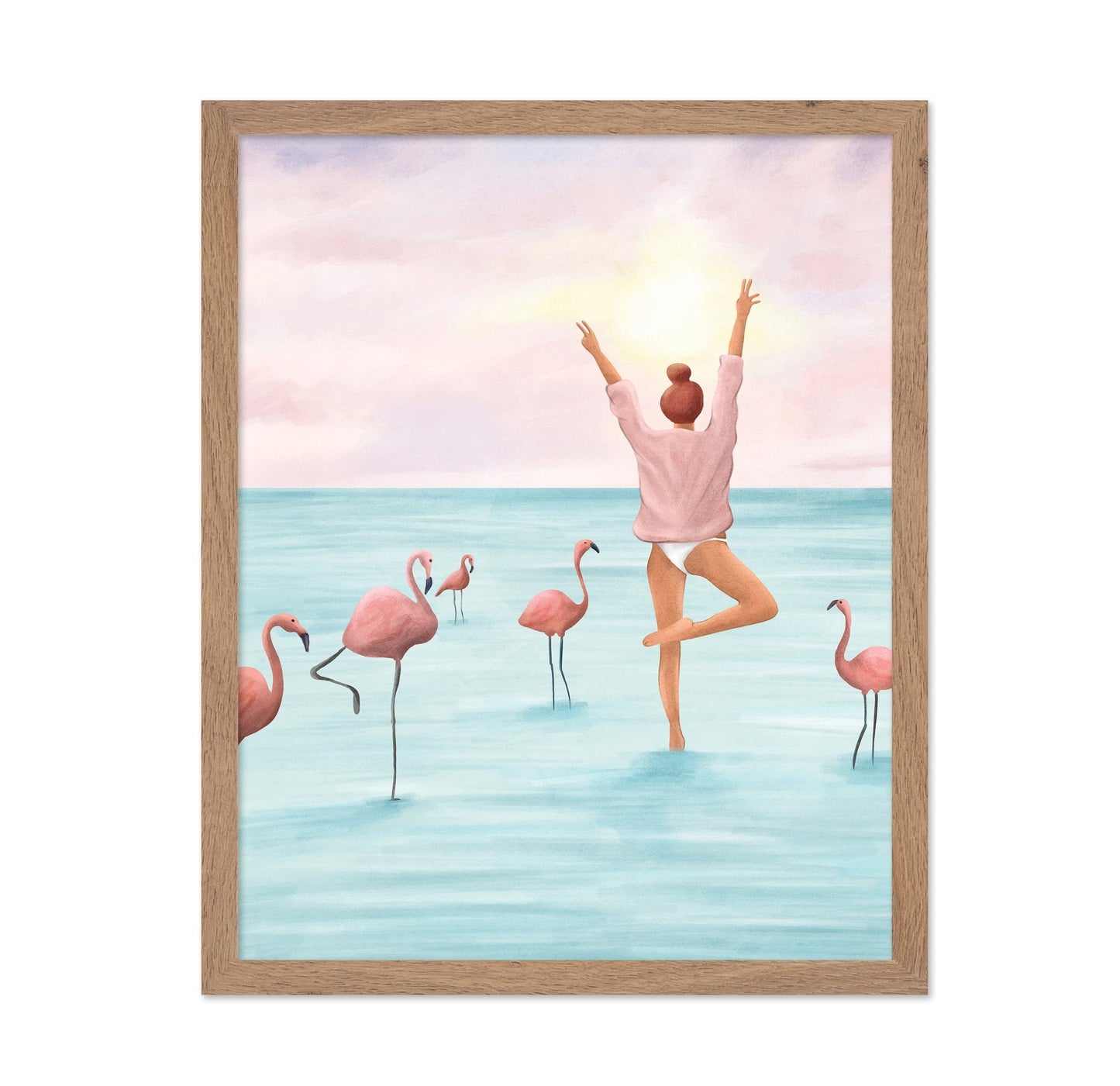 Flamingo Balance Pose