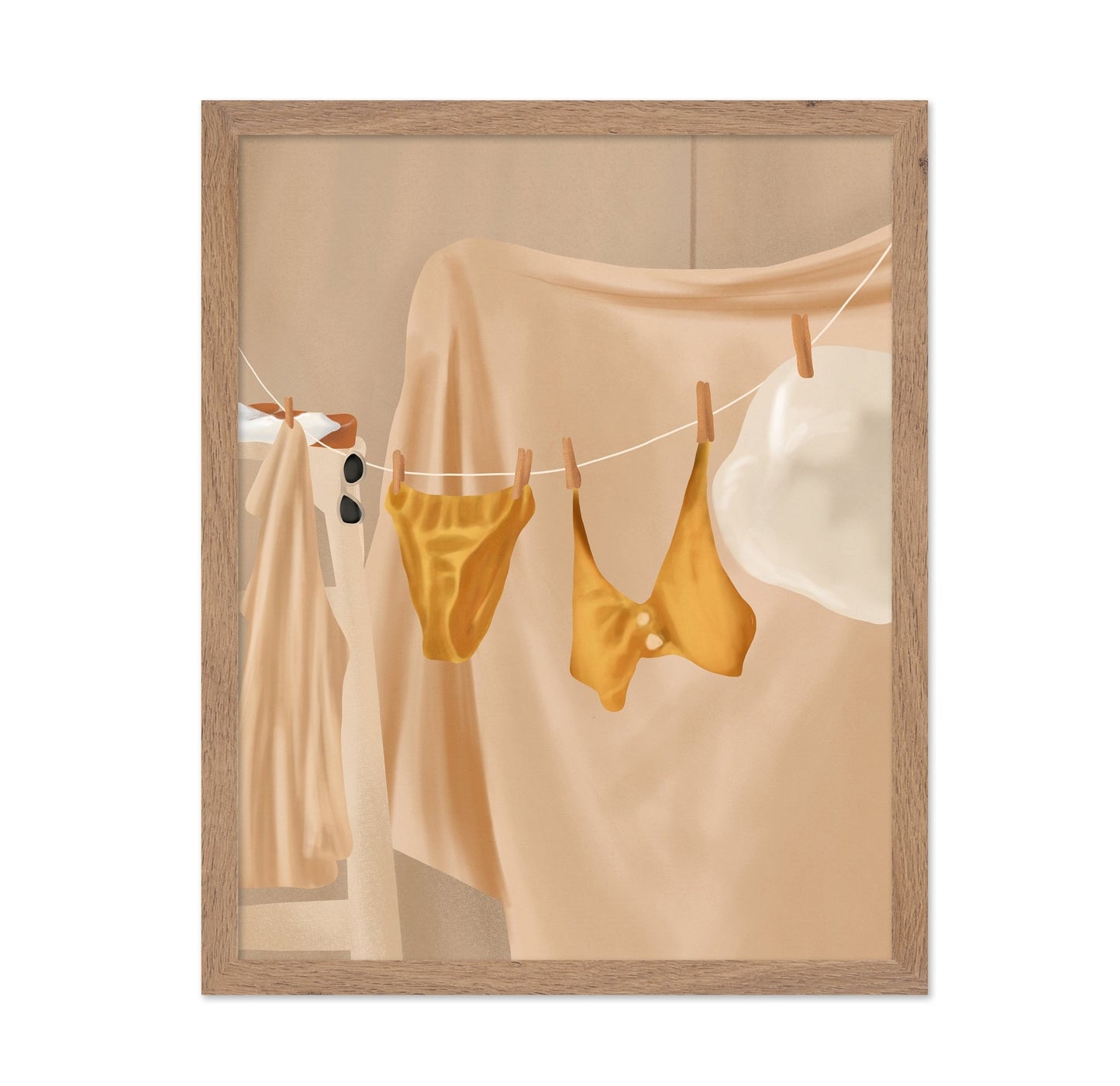 Sunlit Laundry Day