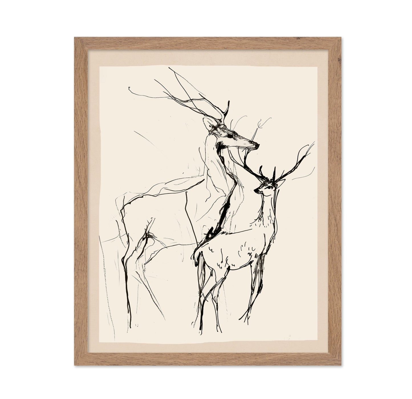Minimal Deer Sketch