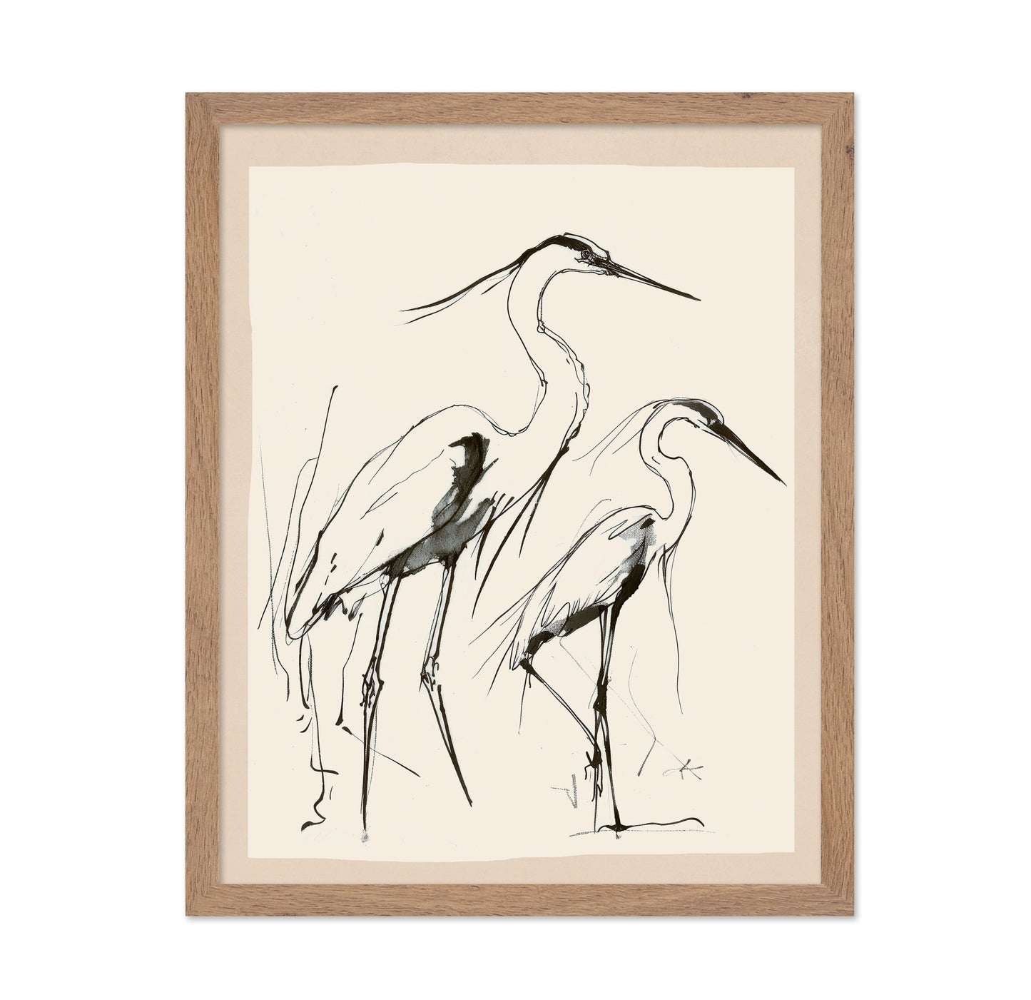 Graceful Heron Pair No2