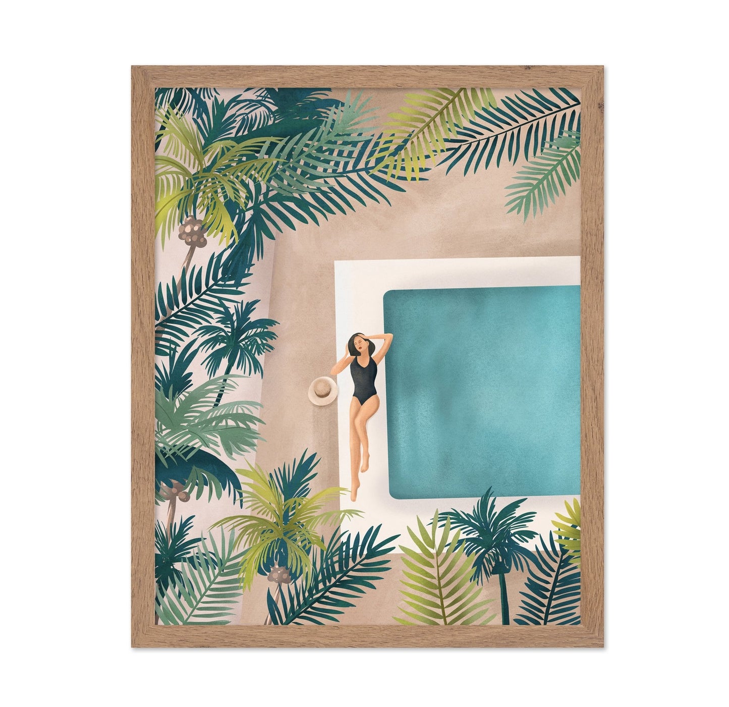 Poolside Palm Escape
