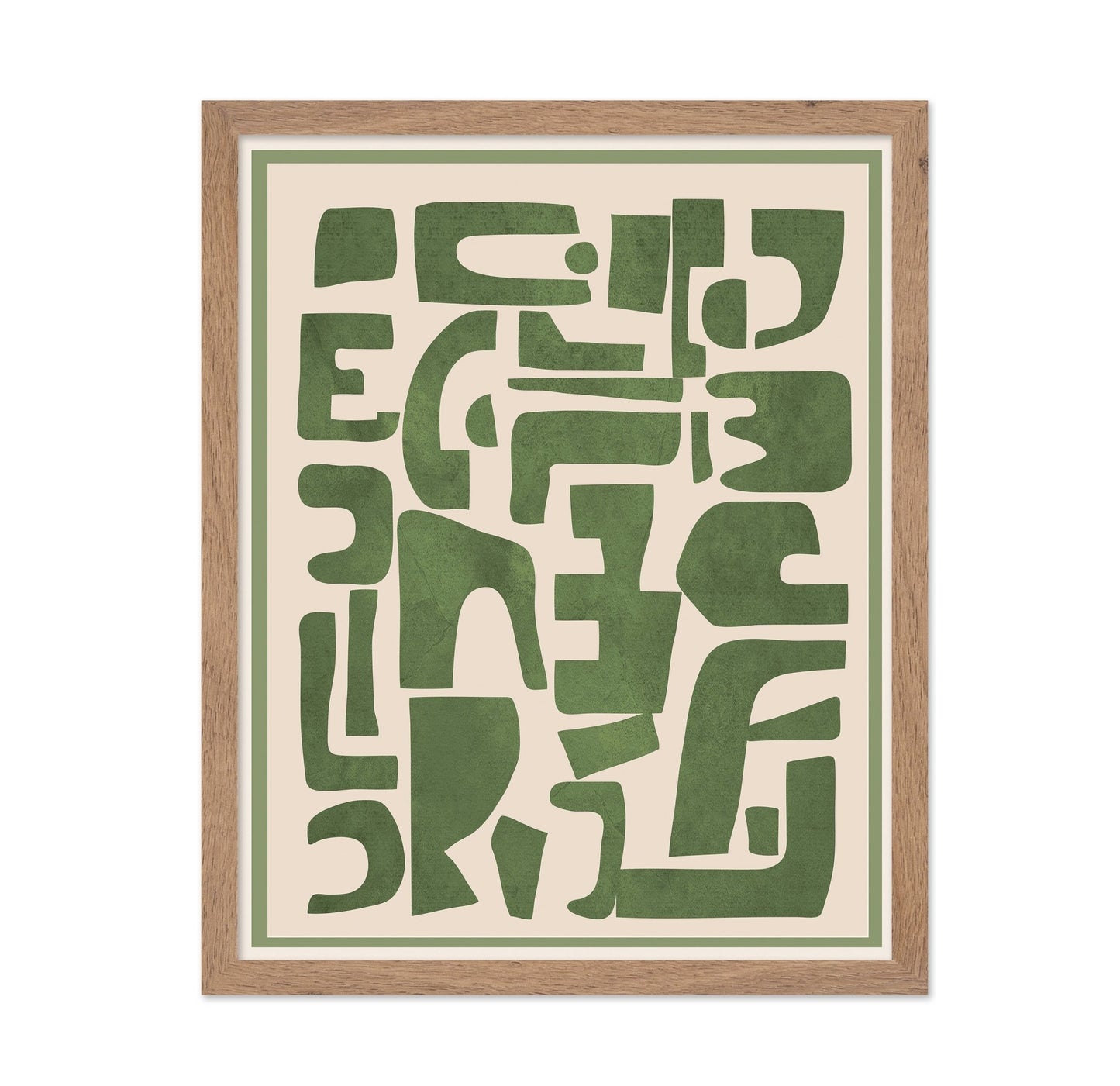 Green Block Pattern
