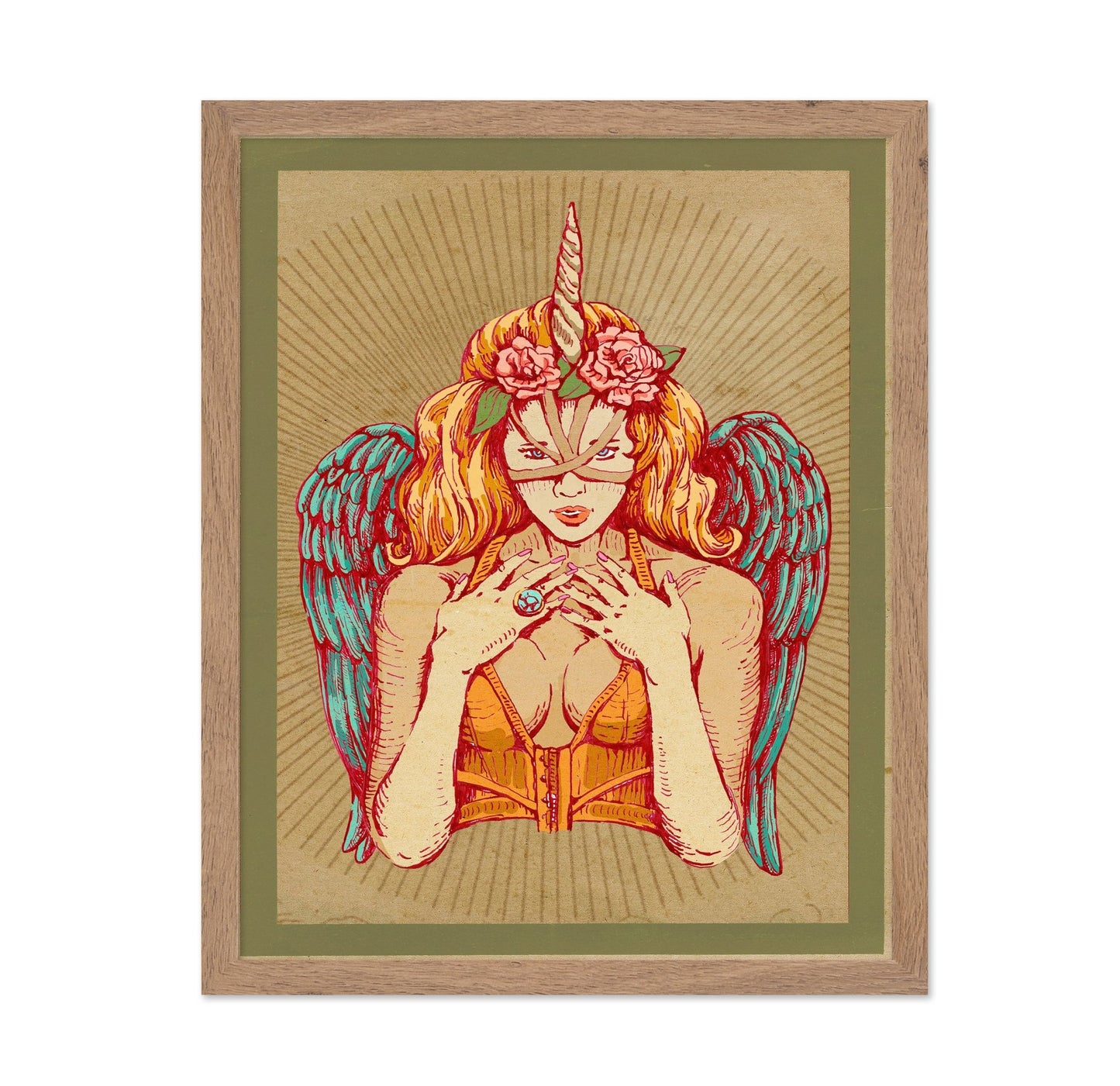 Winged Unicorn Woman