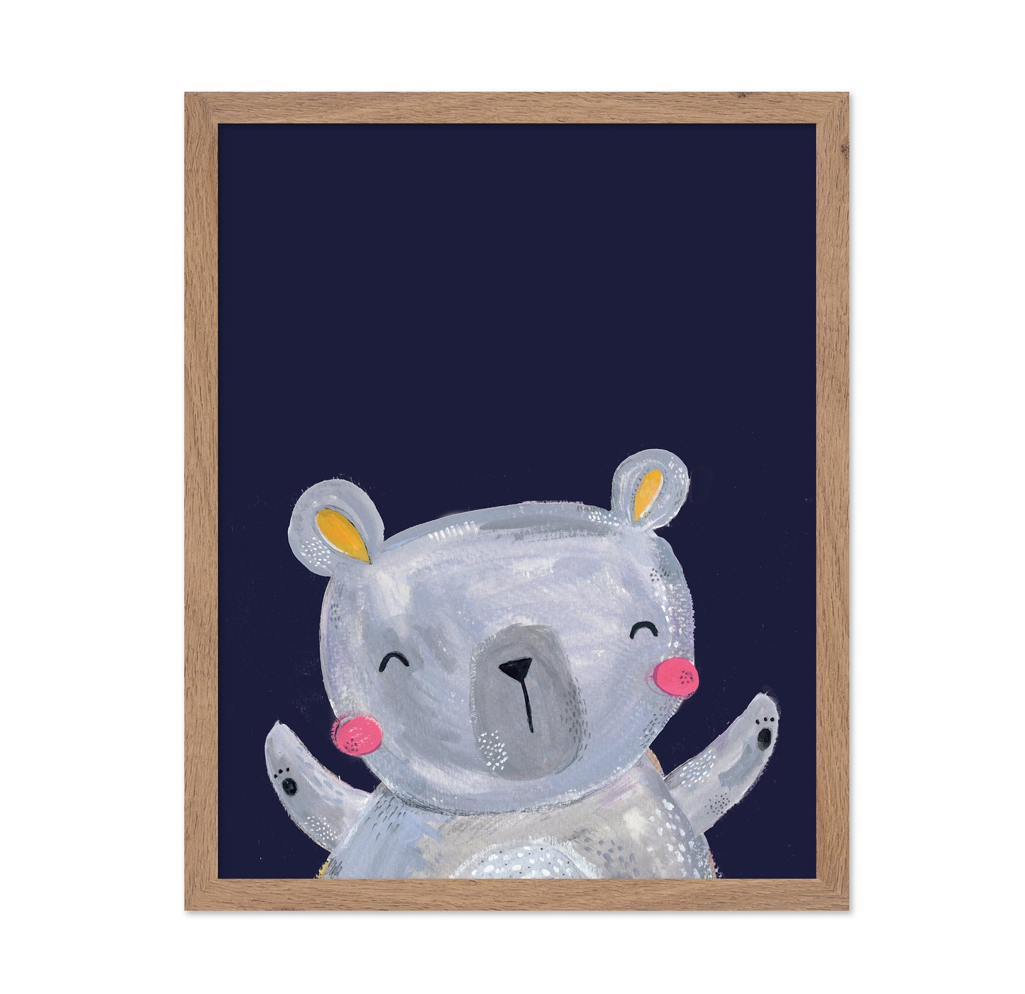 Happy Bear Illustration