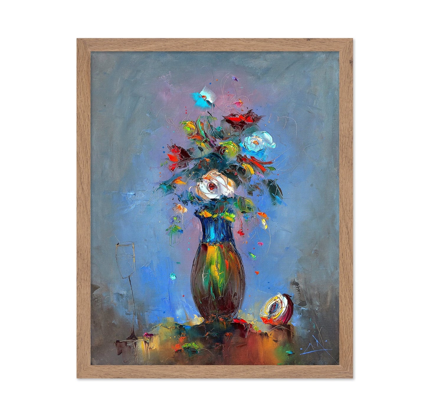 Colorful Floral Vase No1