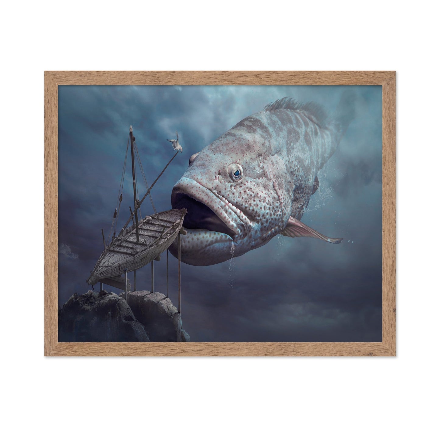 Giant Fish Devours Boat