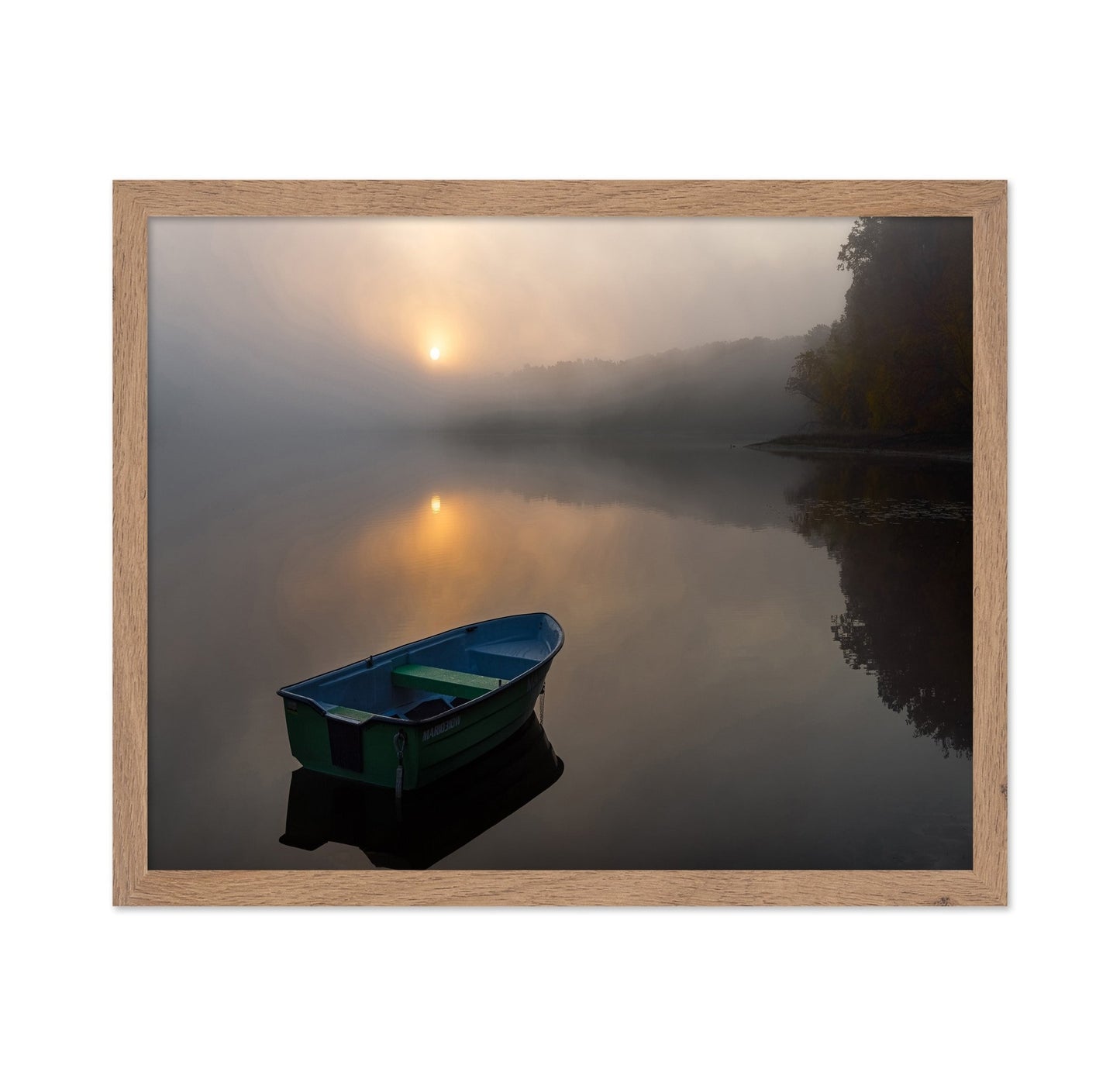 Misty Lake Boat