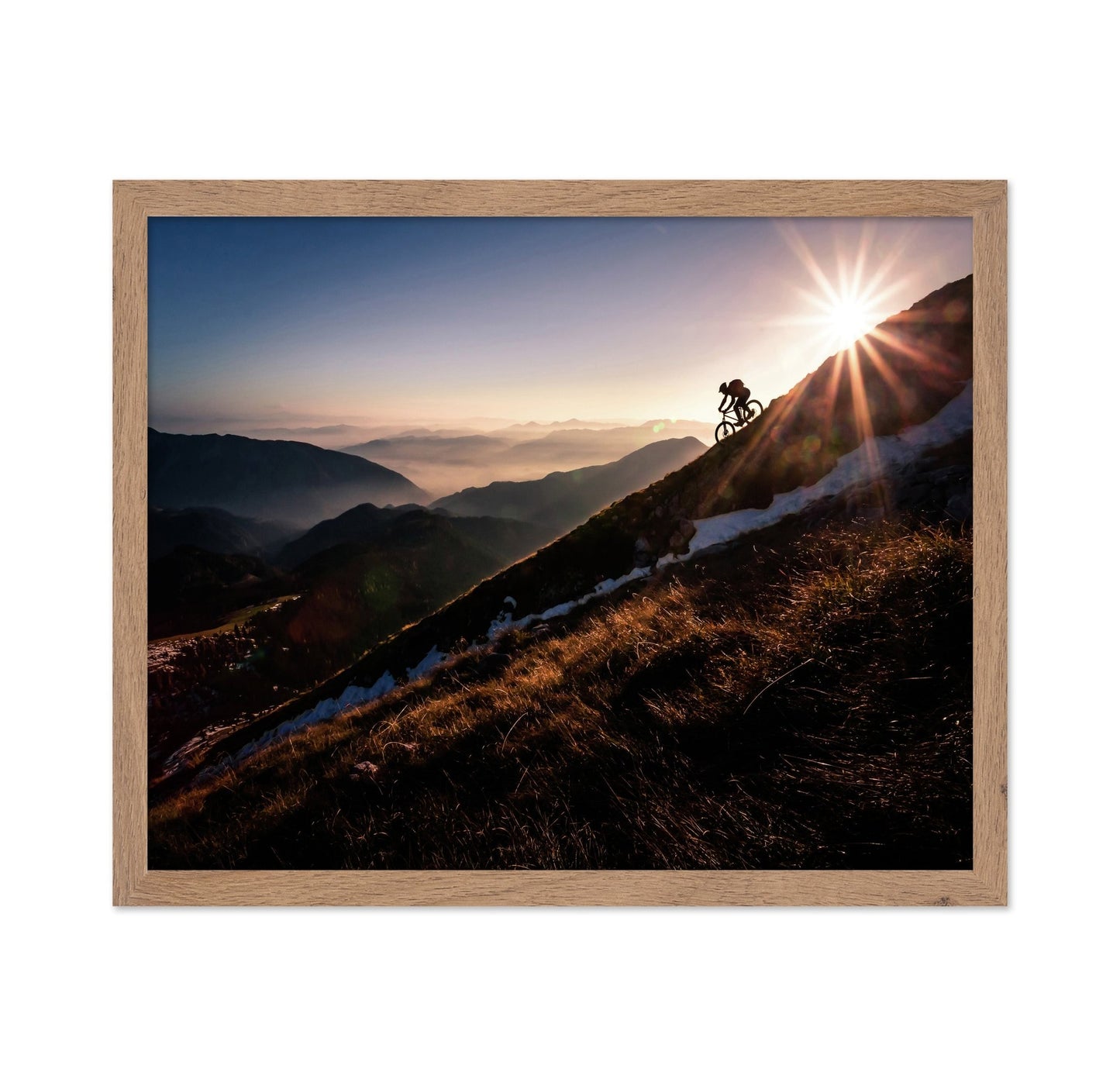 Sunset Ridge Cyclist