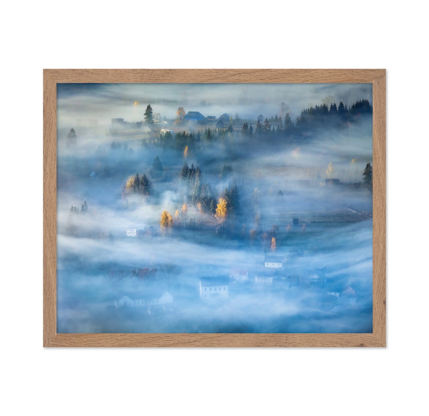 Misty Village Morning No2