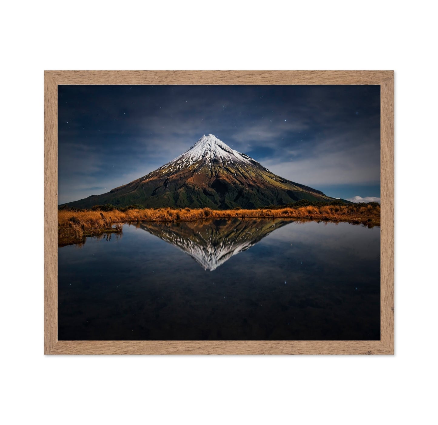 Mountain Reflection Night