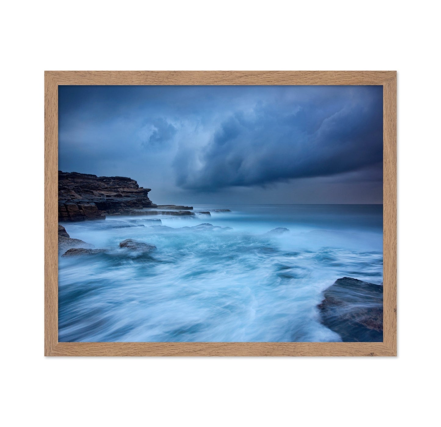 Misty Coastal Storm