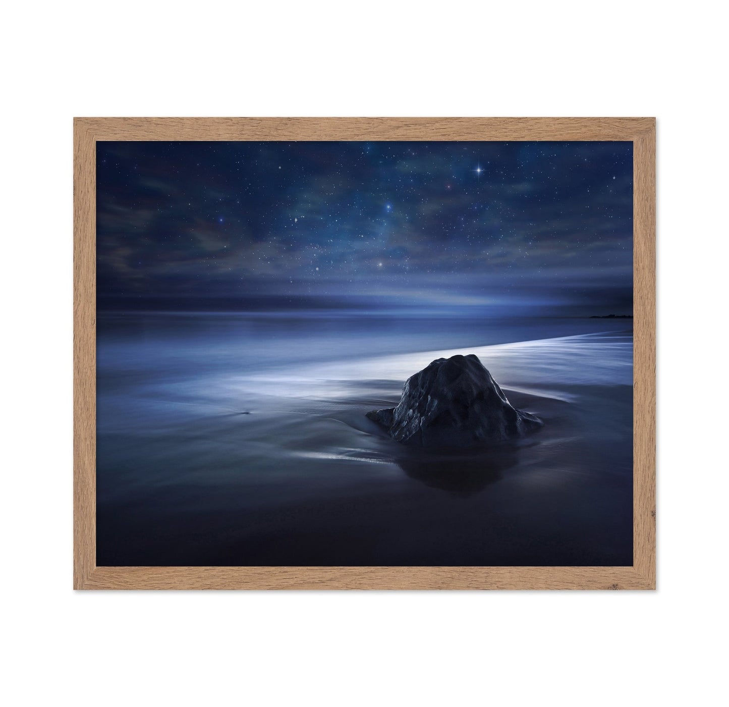 Moonlit Shore Rock