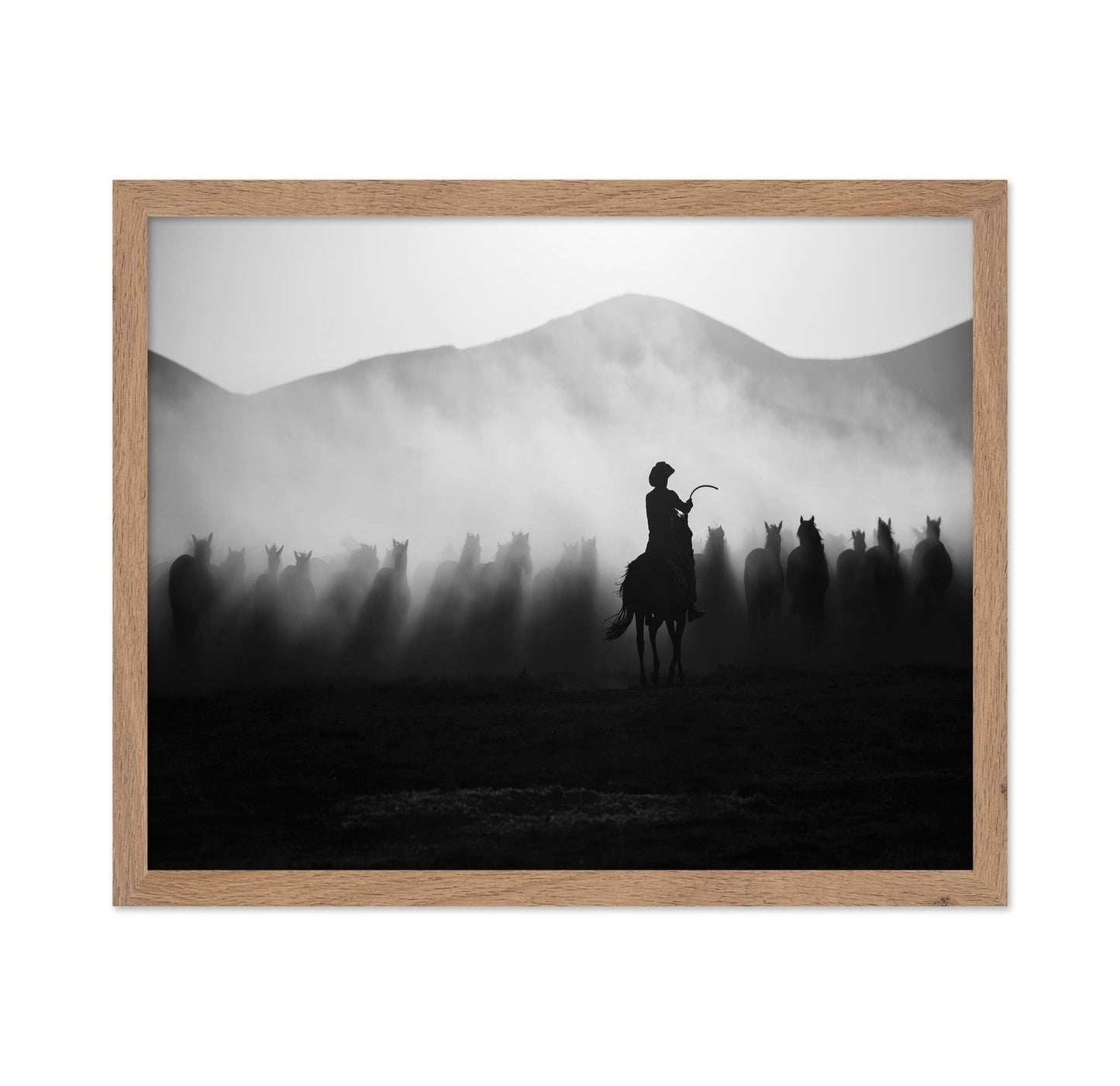 Cowboy Herd Silhouette