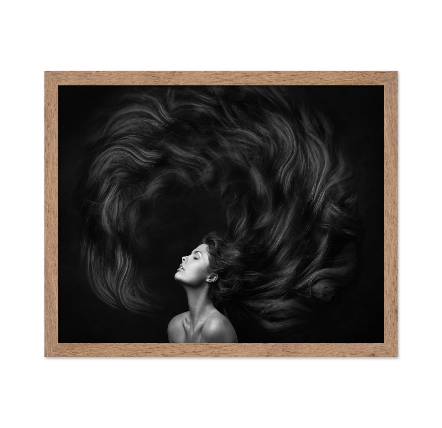 Flowing Hair Portrait