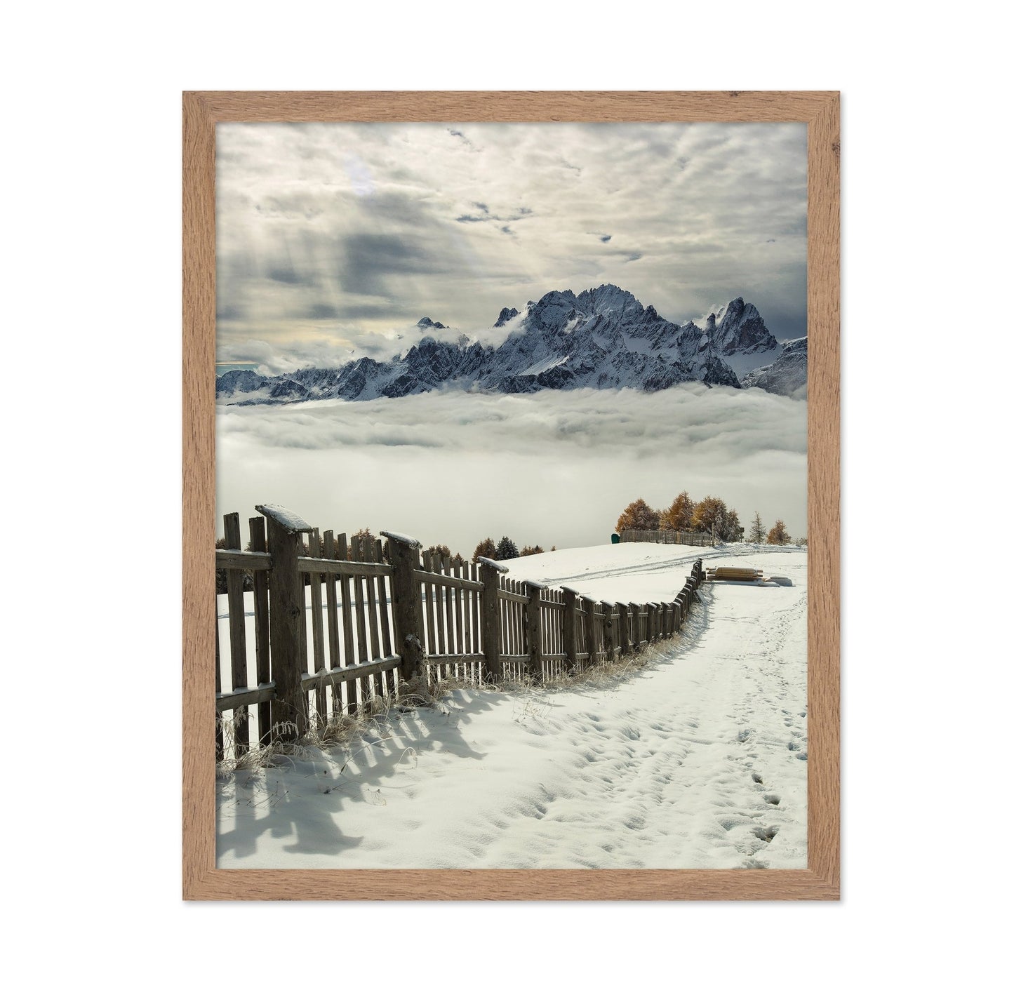 Snowy Mountain Path