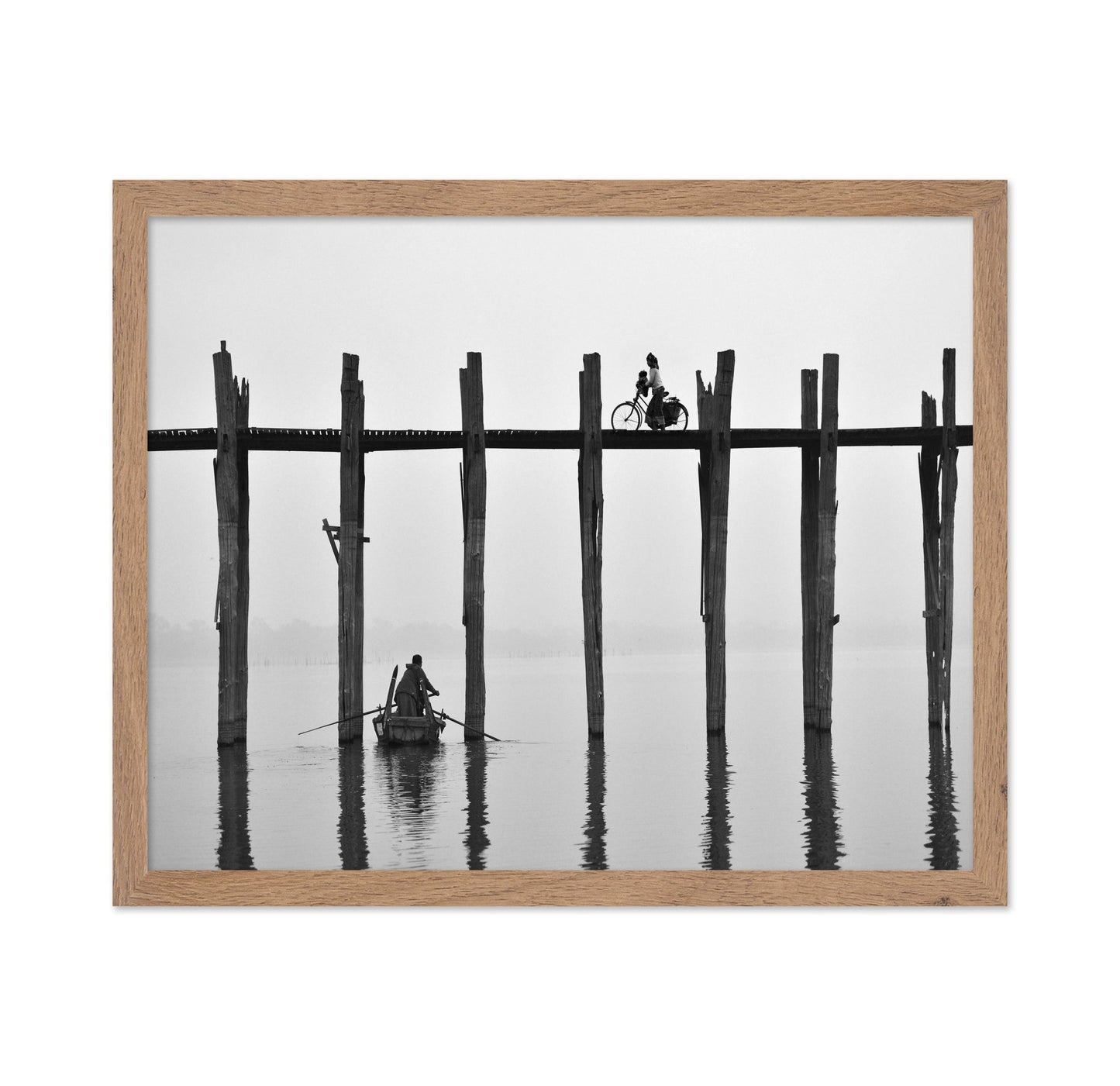 Crossing U Bein Bridge