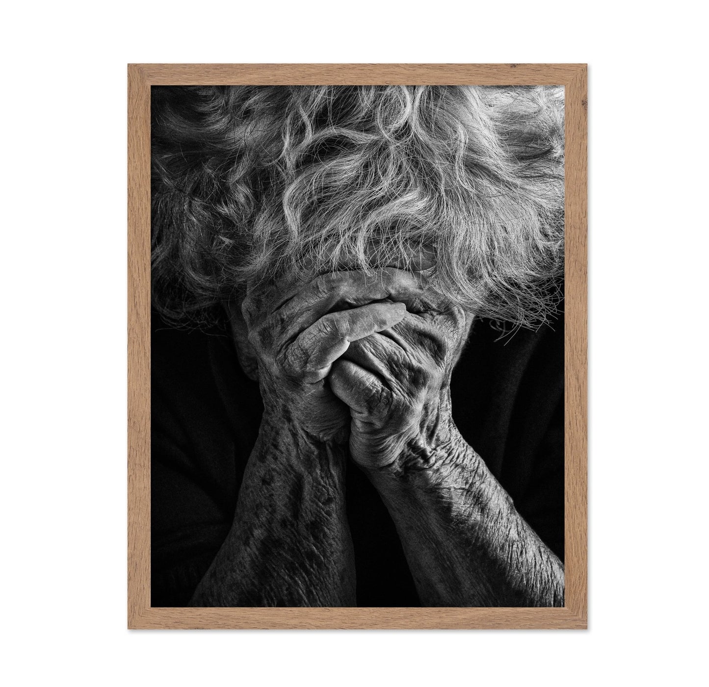 Aged Hands Reflection