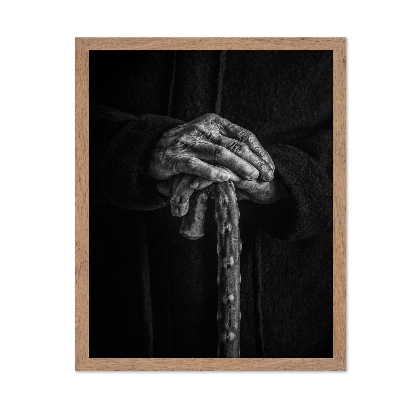 Weathered Hands Cane