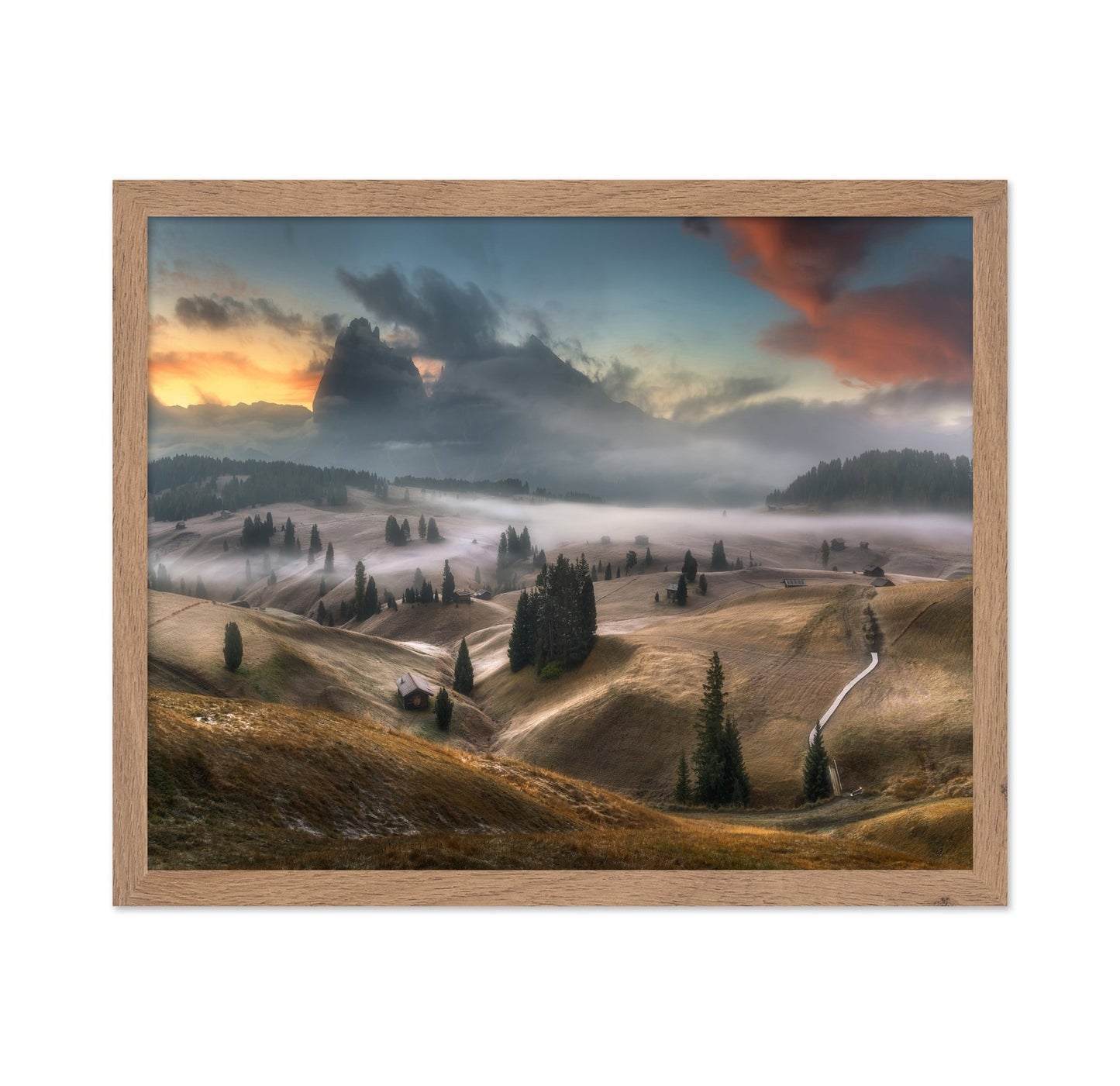 Misty Alpine Valley No1
