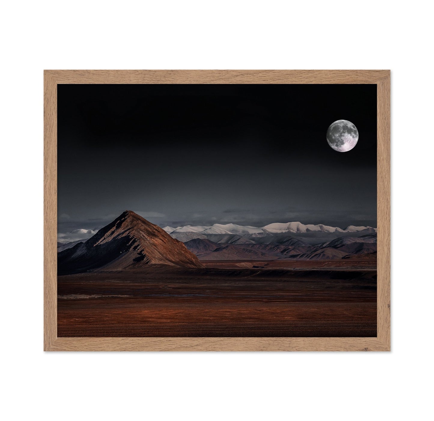 Moonlit Desert Peak