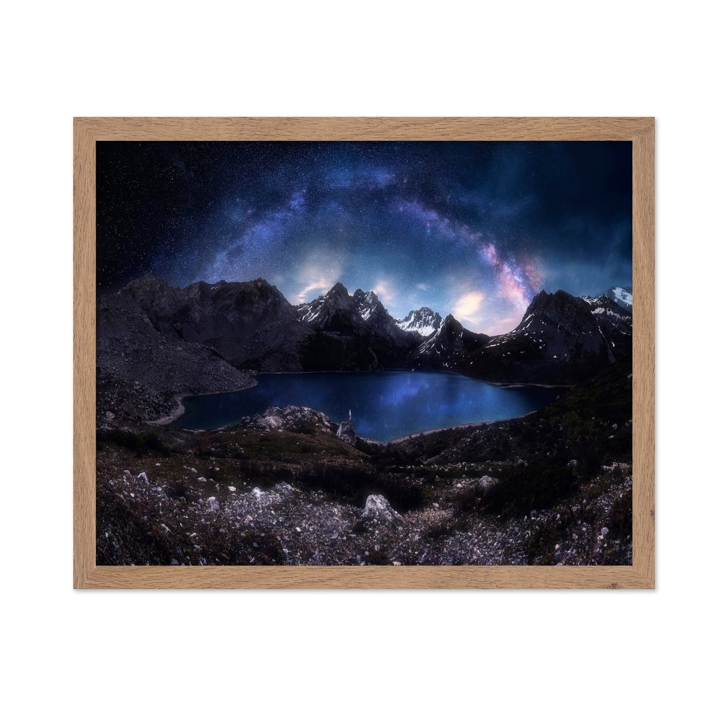 Milky Way Lake Peaks No2