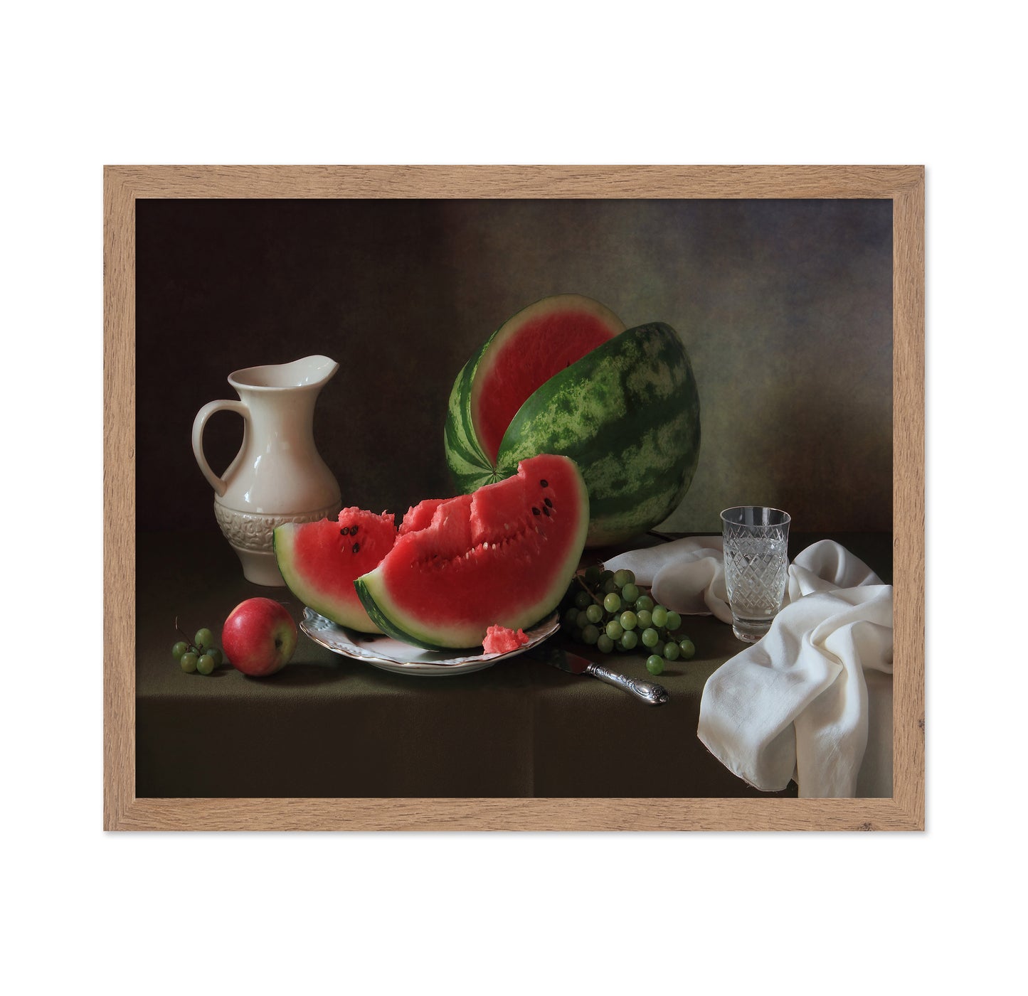 Fresh Watermelon Still Life