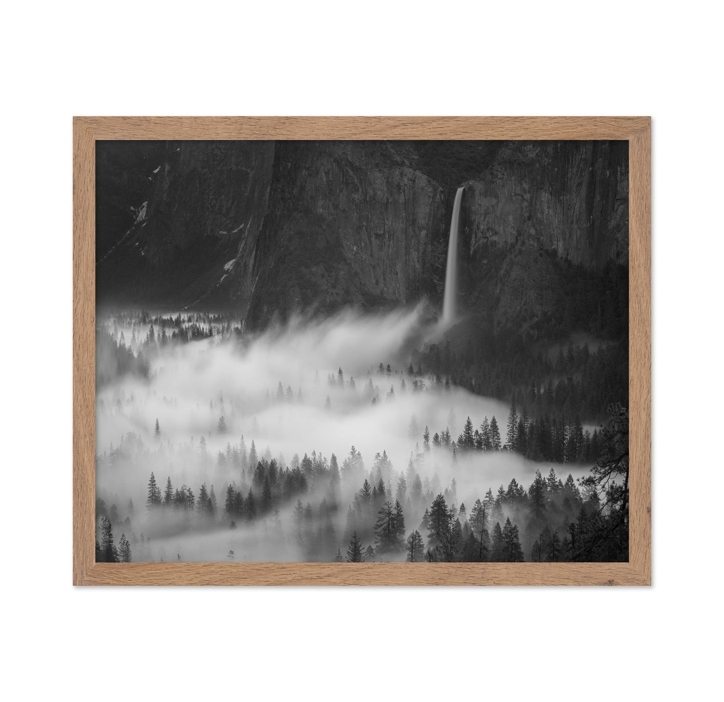 Misty Waterfall Valley