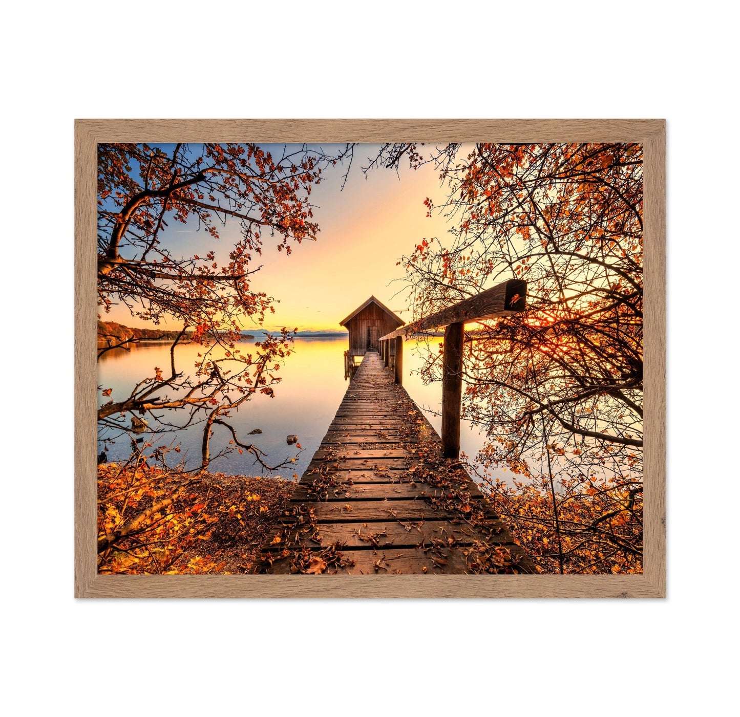Autumn Lake Pier