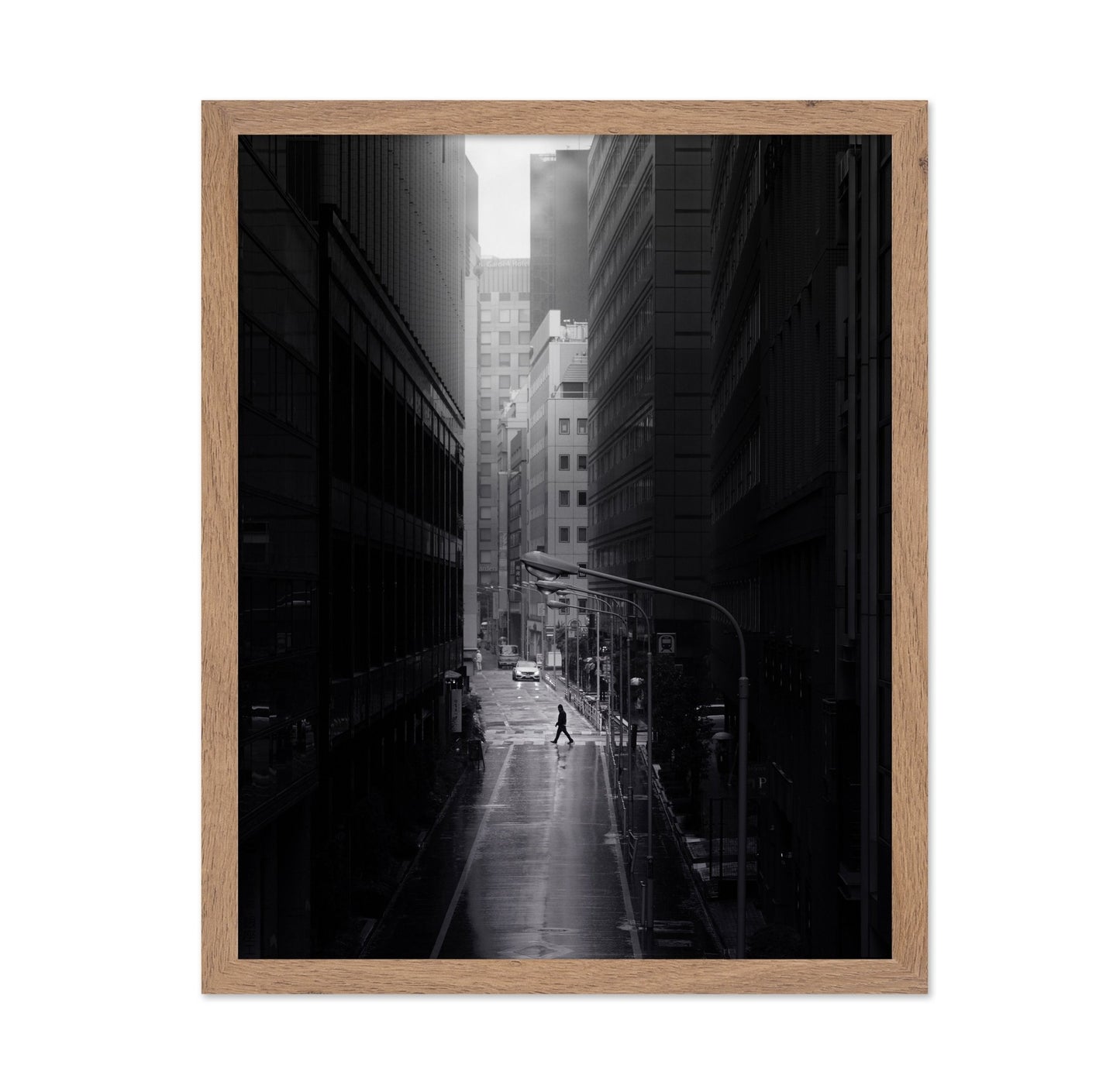 Rainy Alley Crossing