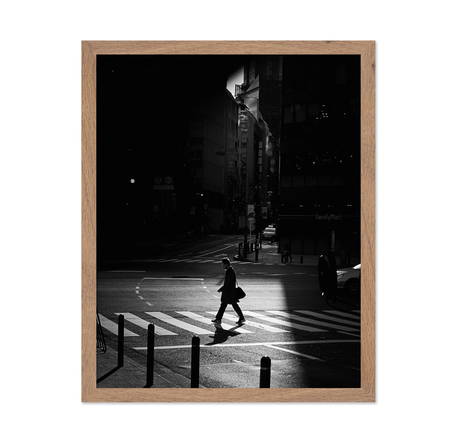 Night Crosswalk Walk