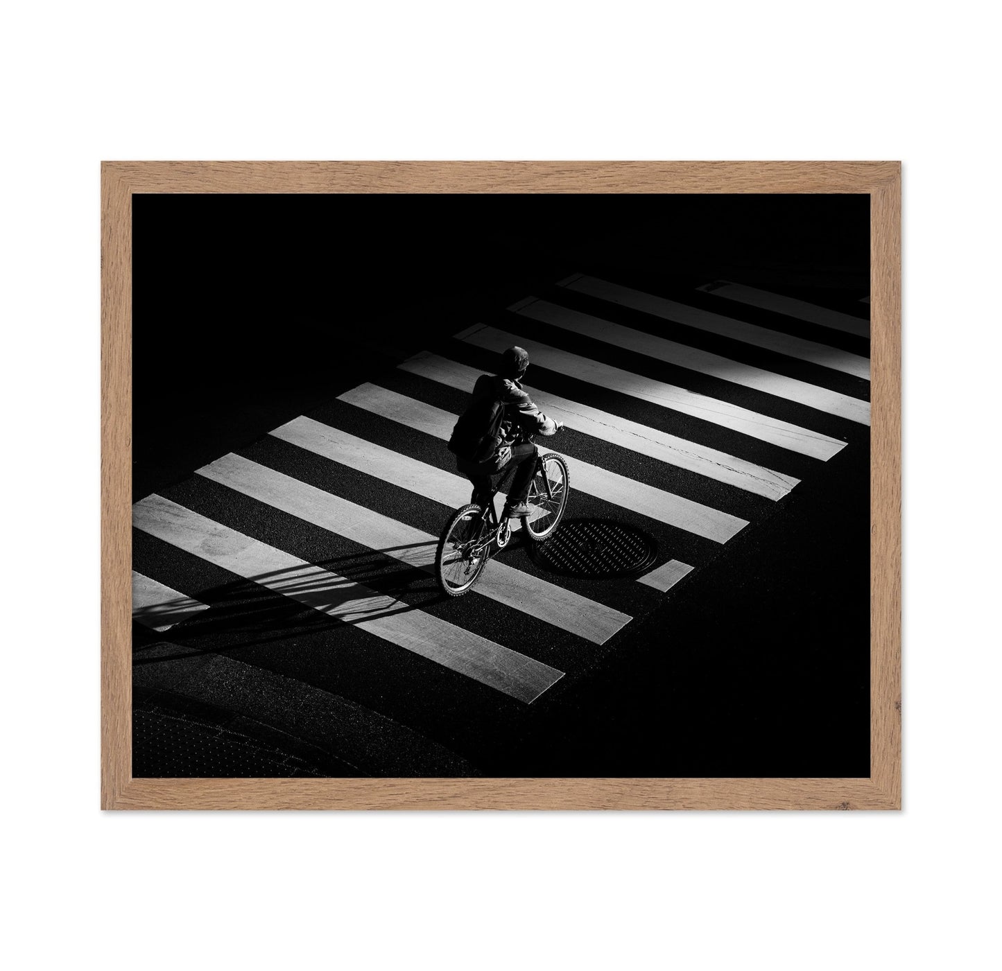 Cyclist Zebra Crossing