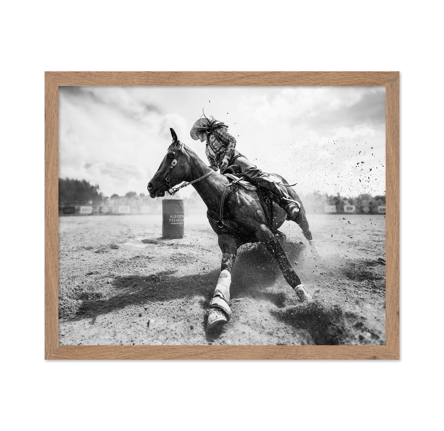 Barrel Racing Action No2