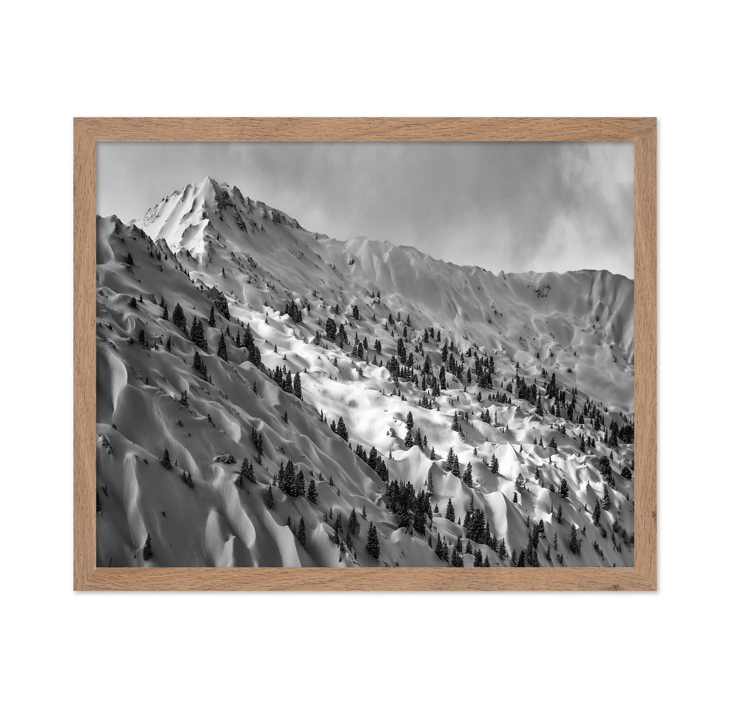 Snowy Mountain Ridge